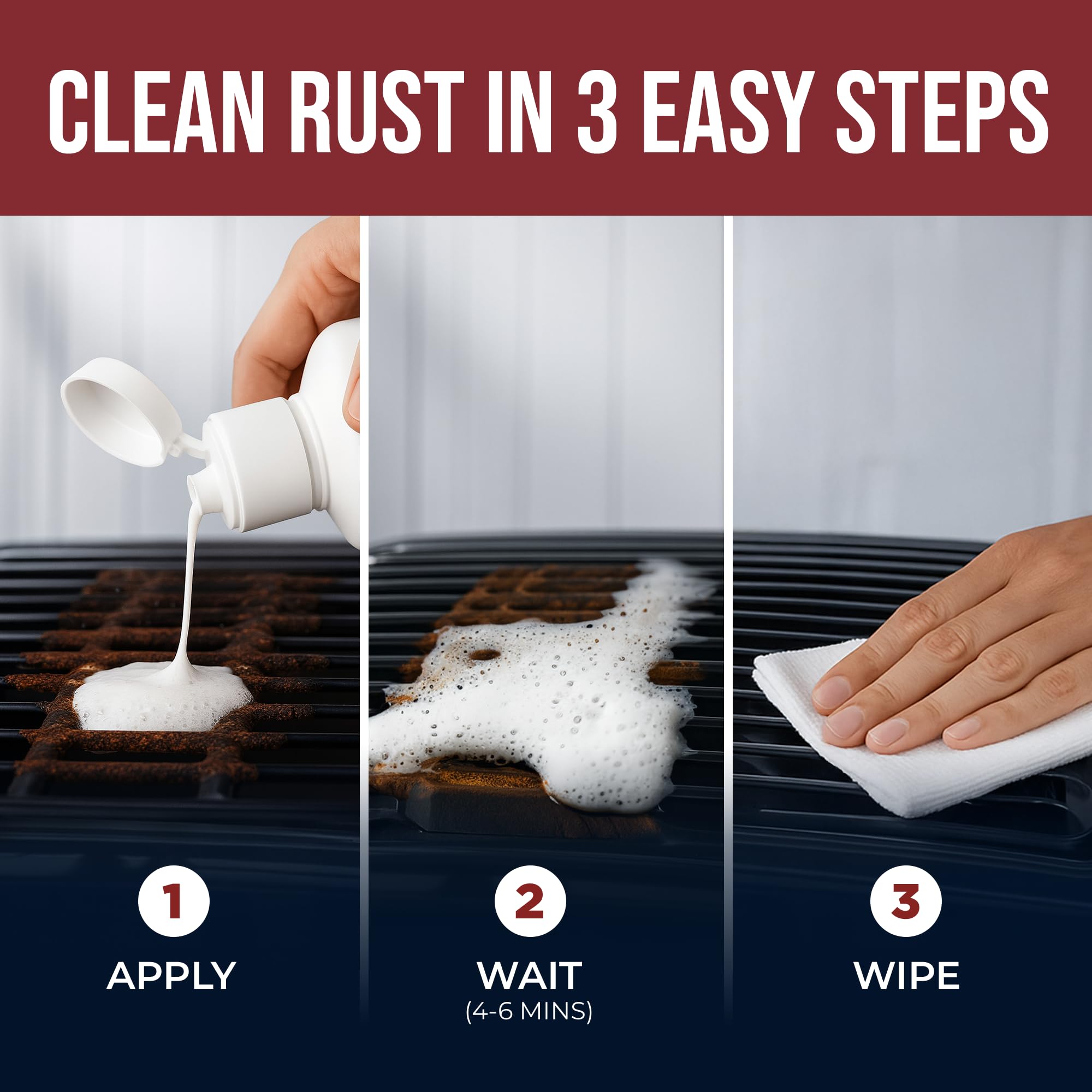 Stainless Steel Rust Stain Remover Cream (17 Fl Oz)