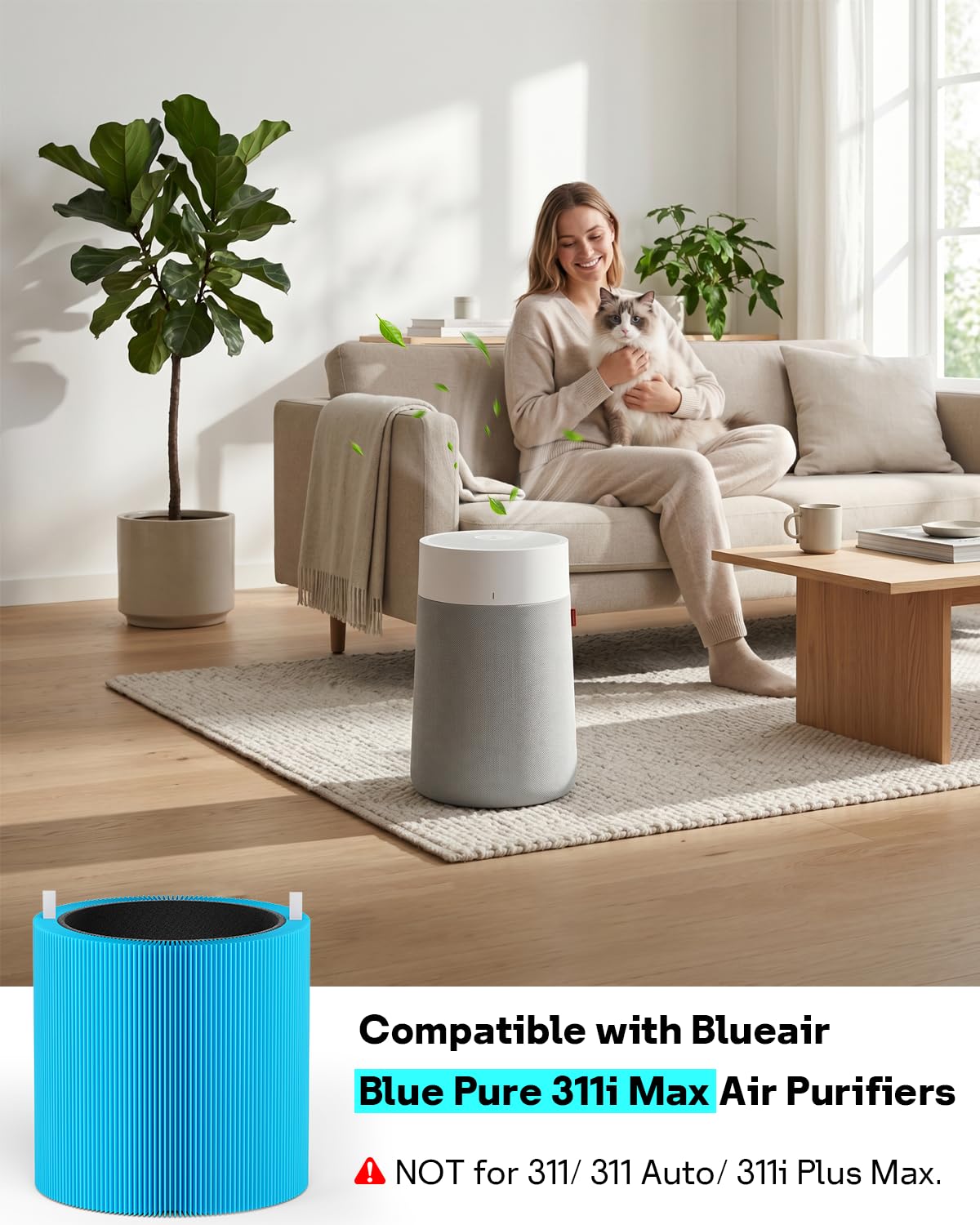 Blue Pure 311i Max AllergenBlock Replacement Filter (2 Count)