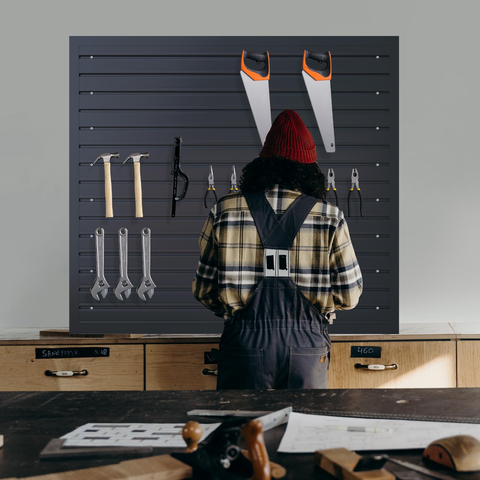 Slatwall Panel Wall Storage Systems