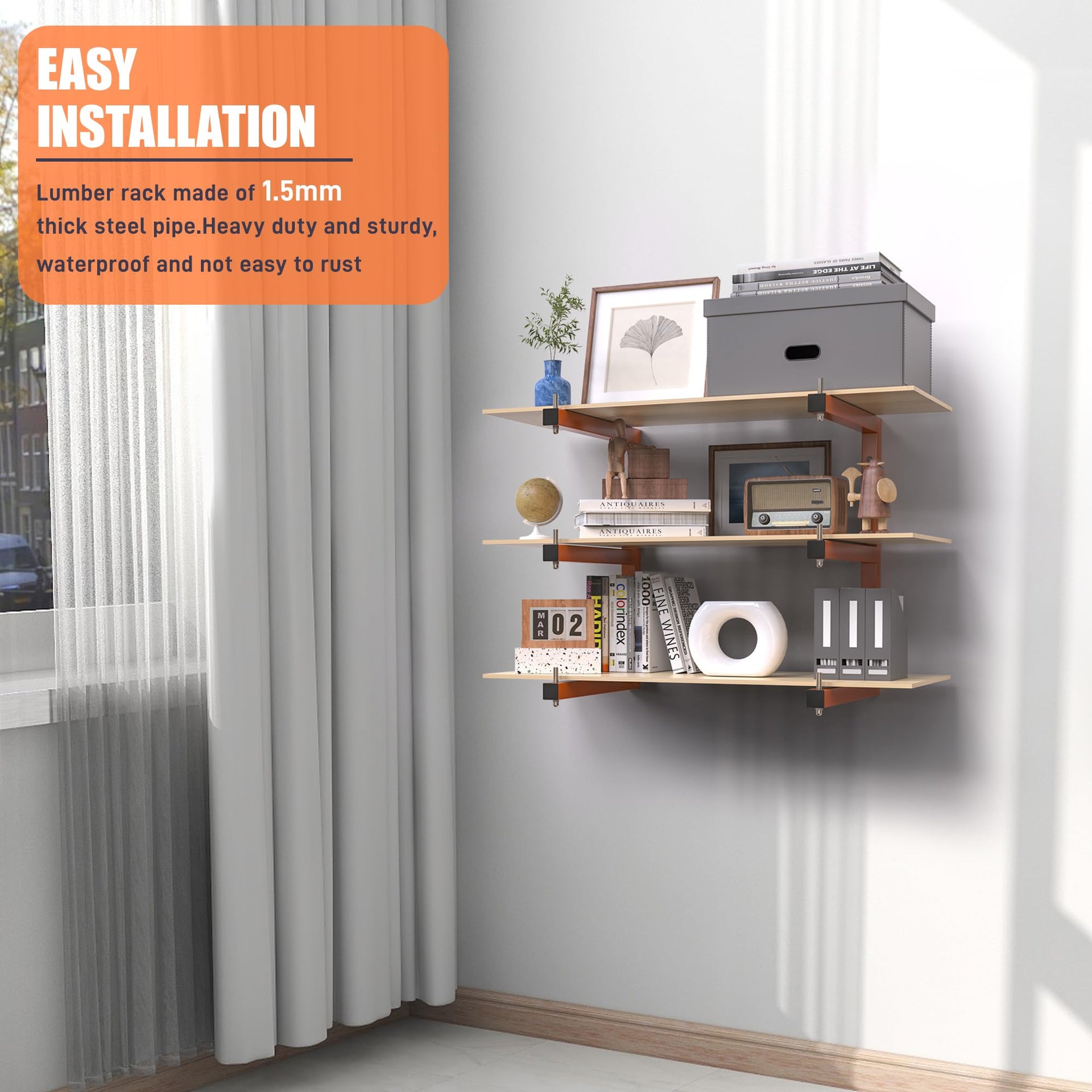Lumber Rack Wall (4 Count)
