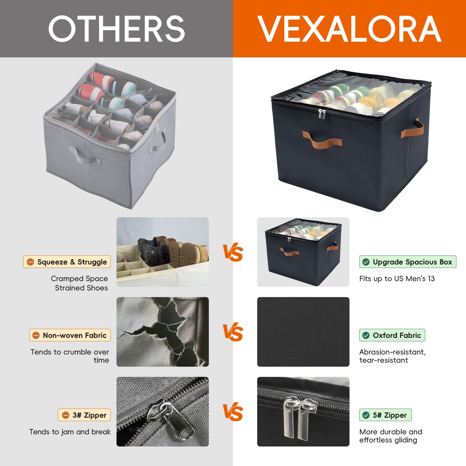 Shoe Organizer Box 2 Pack (2 Count)