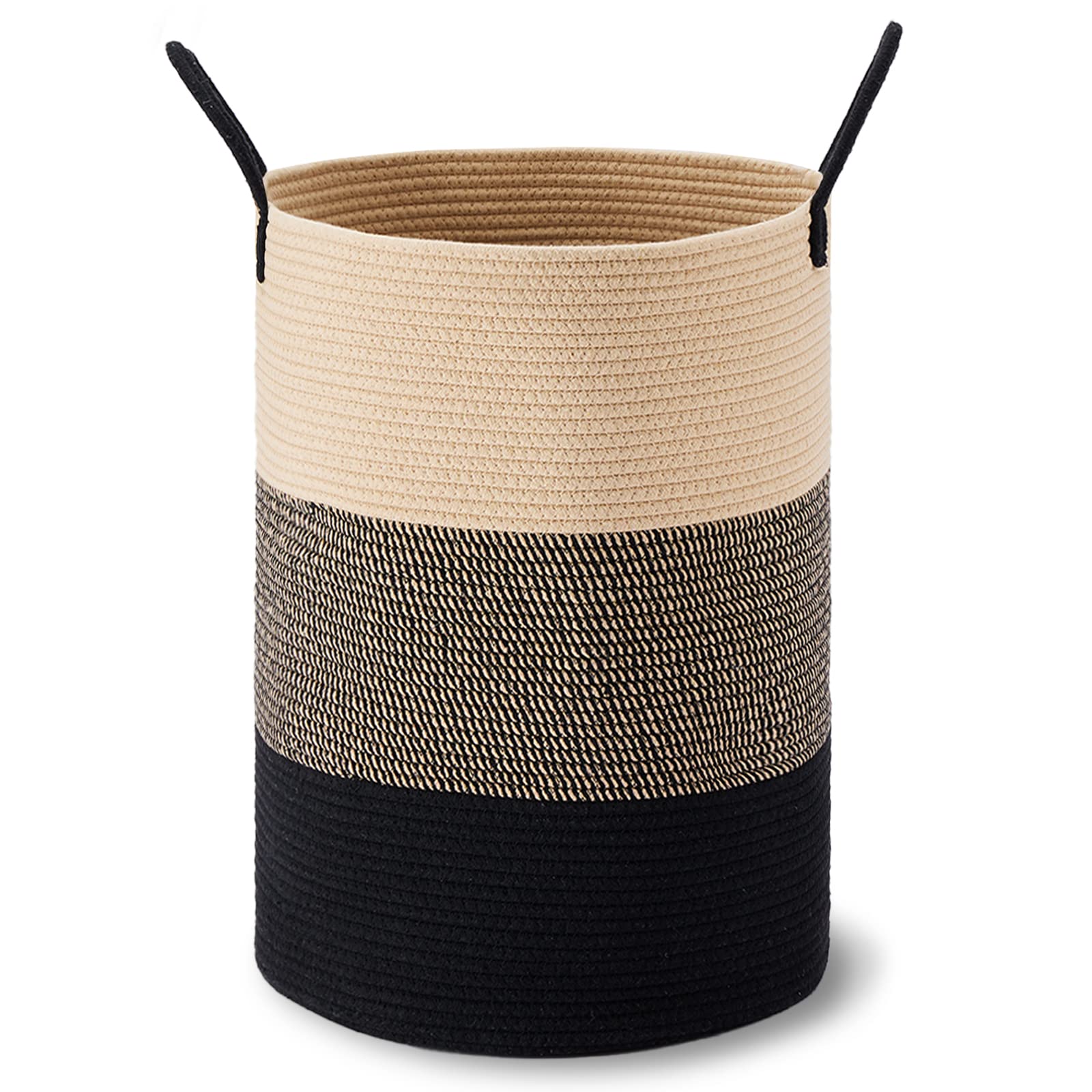 58L Tall Woven Laundry Basket Hamper