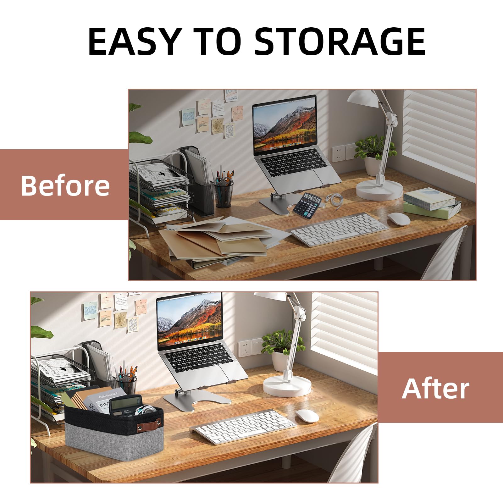 Small Storage Baskets for Organizing (2 Count)