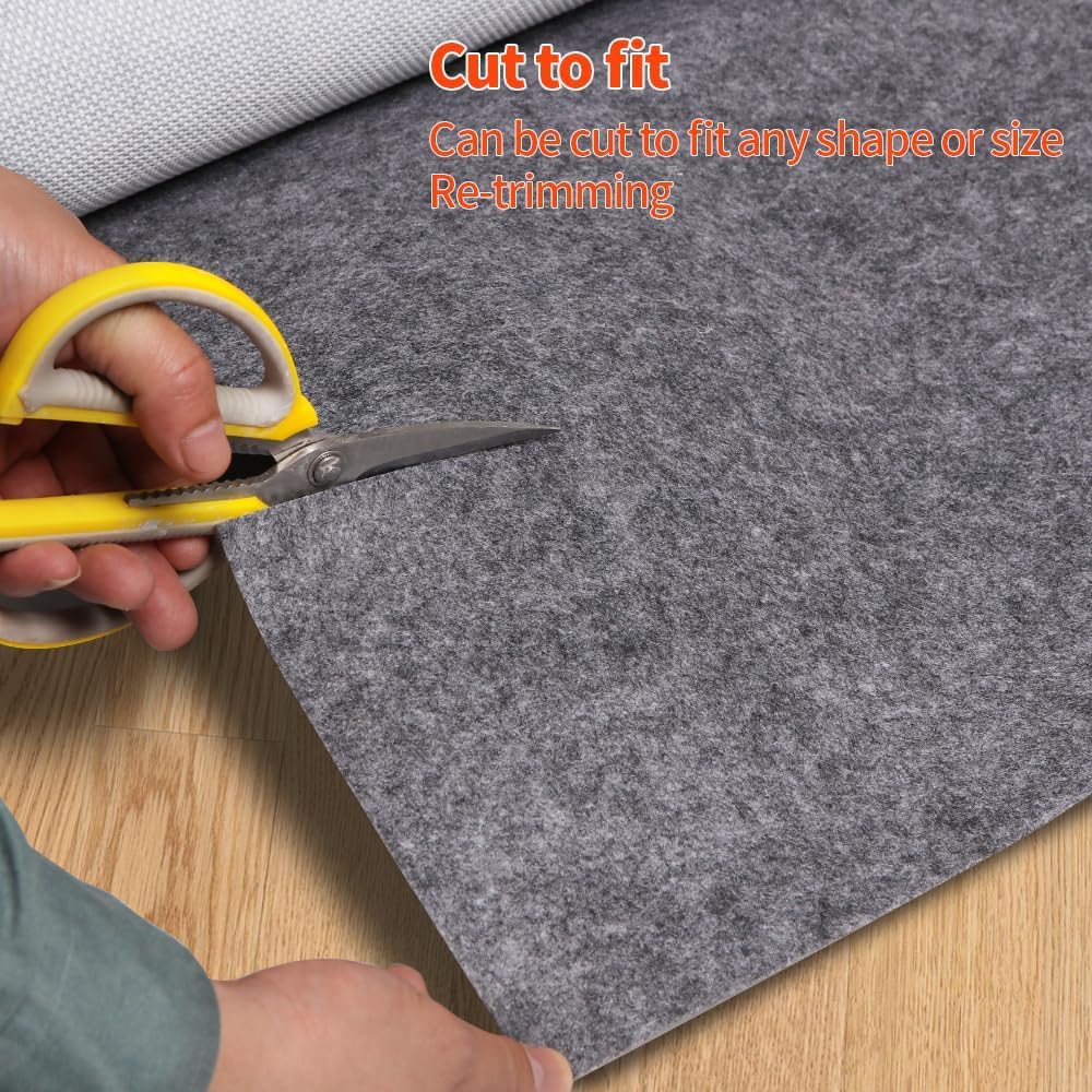 Non Slip Rug Pads 7 x 9ft (63 Sq Ft)