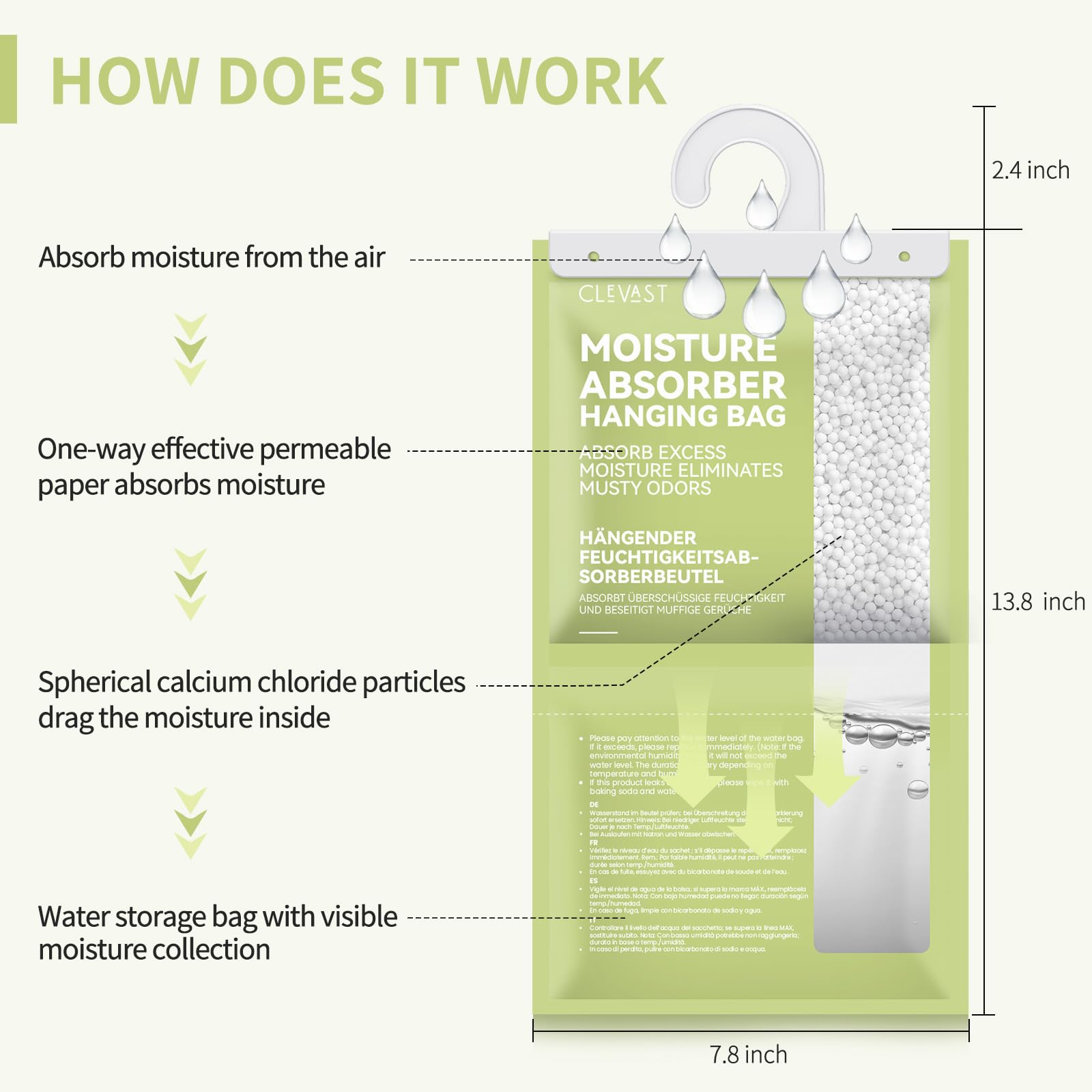 Moisture Absorbers Packets (6 Count)