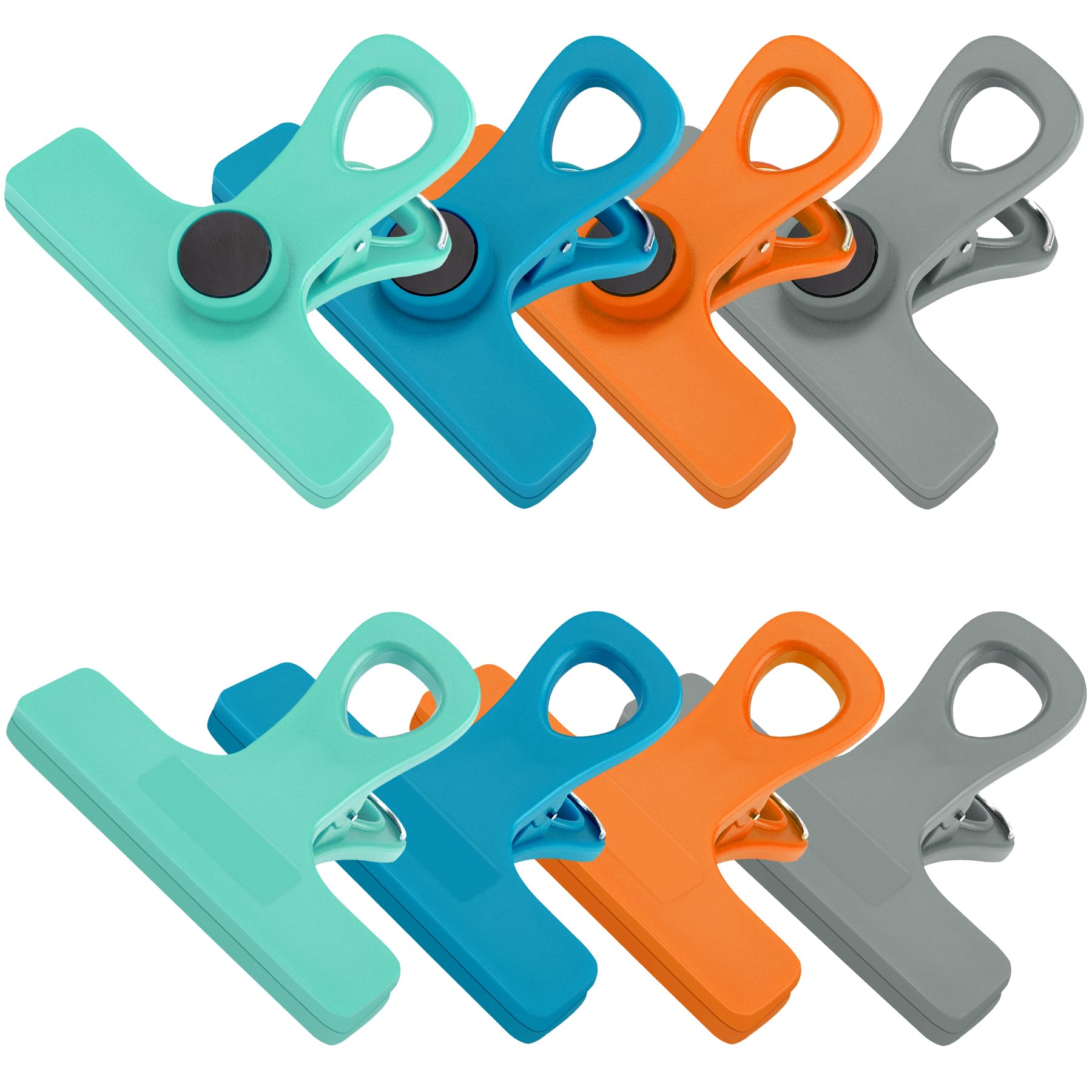 Chip Clips Magnetic Bag Clips with Air Tight Seal for Food Storage (8 Count)