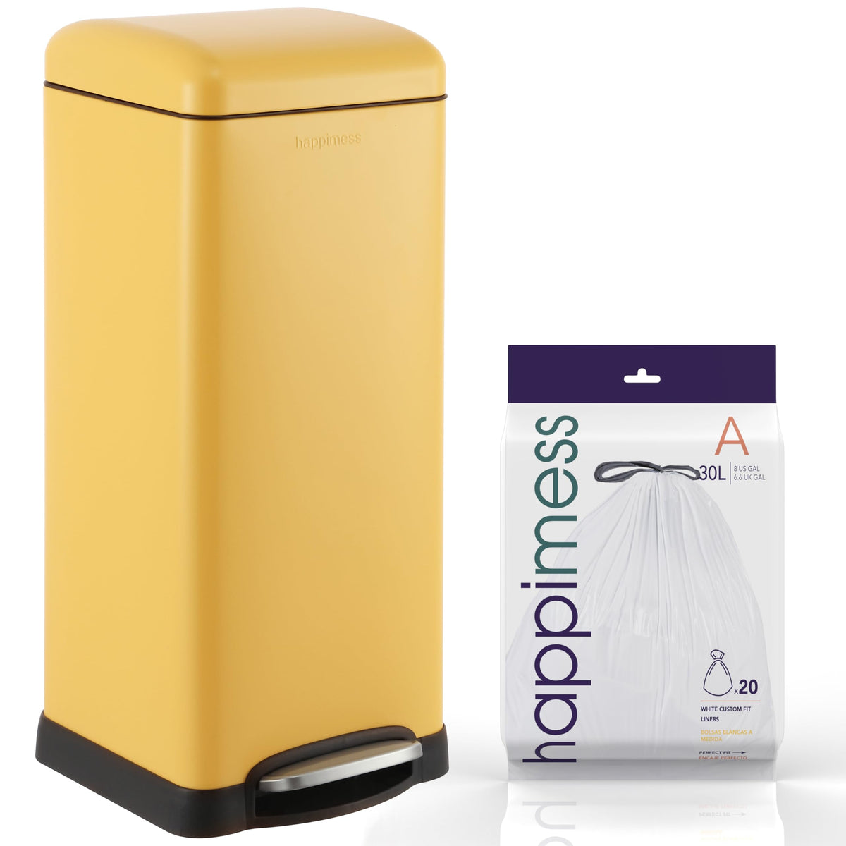 Betty 8 Gal Step Trash Can Soft