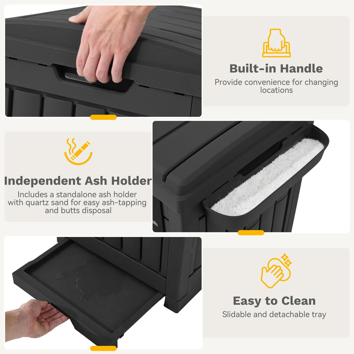 38 Gallon Outdoor Trash Can