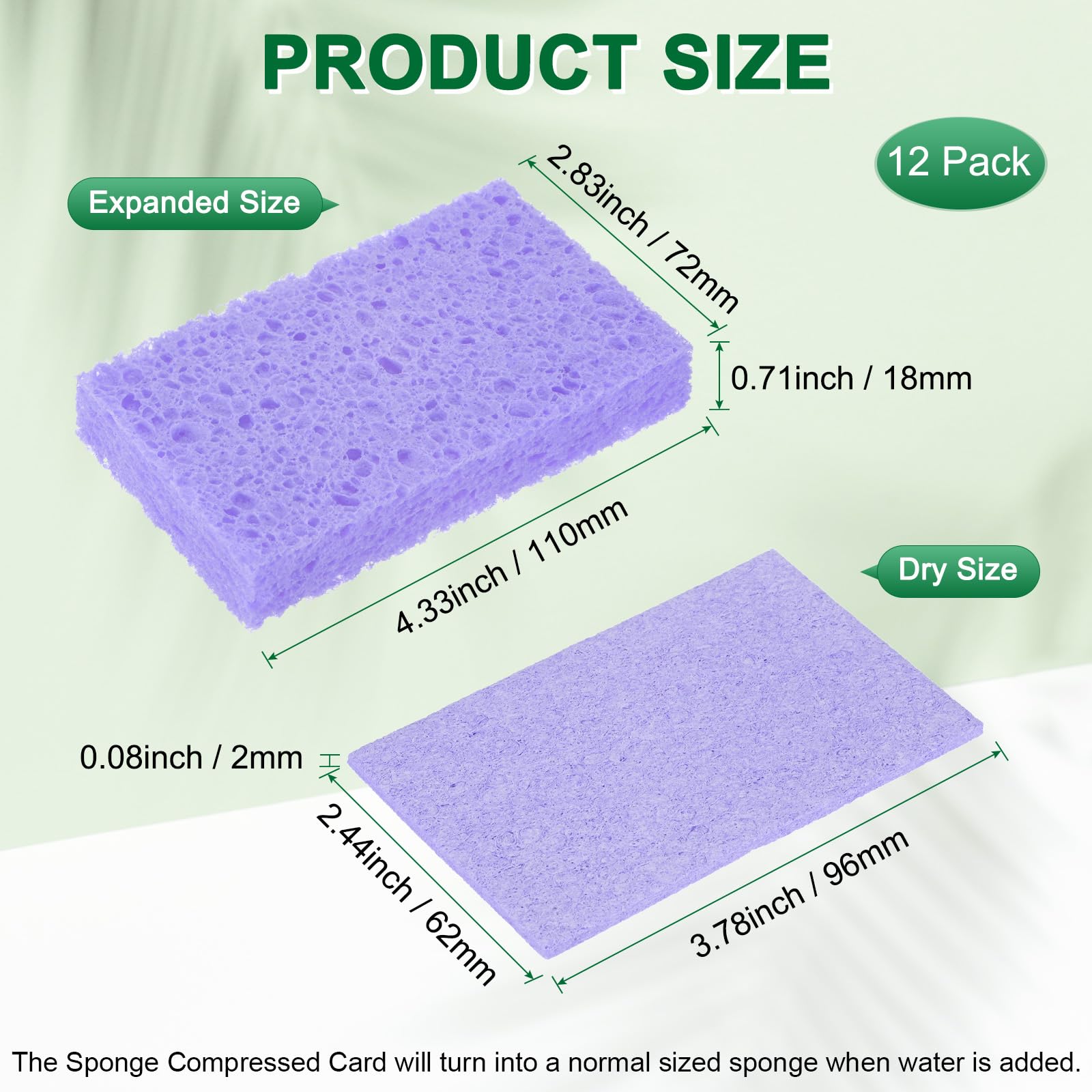 12 Pack Kitchen Sponges (12 Count)