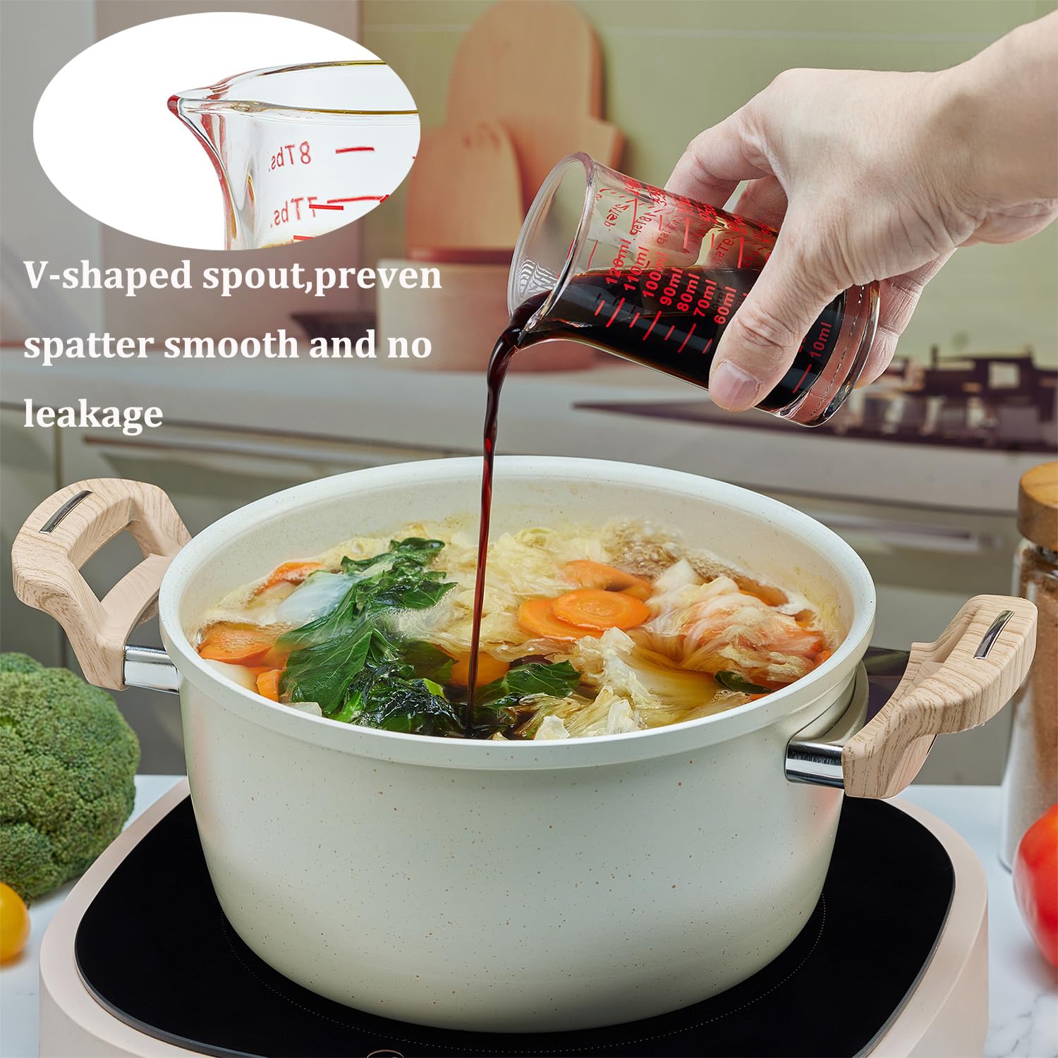 Ackers 4 Oz Glass Measuring Cup