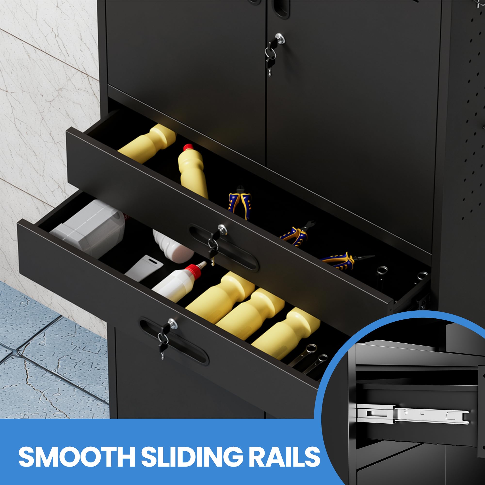 Metal Storage Cabinet for Garage