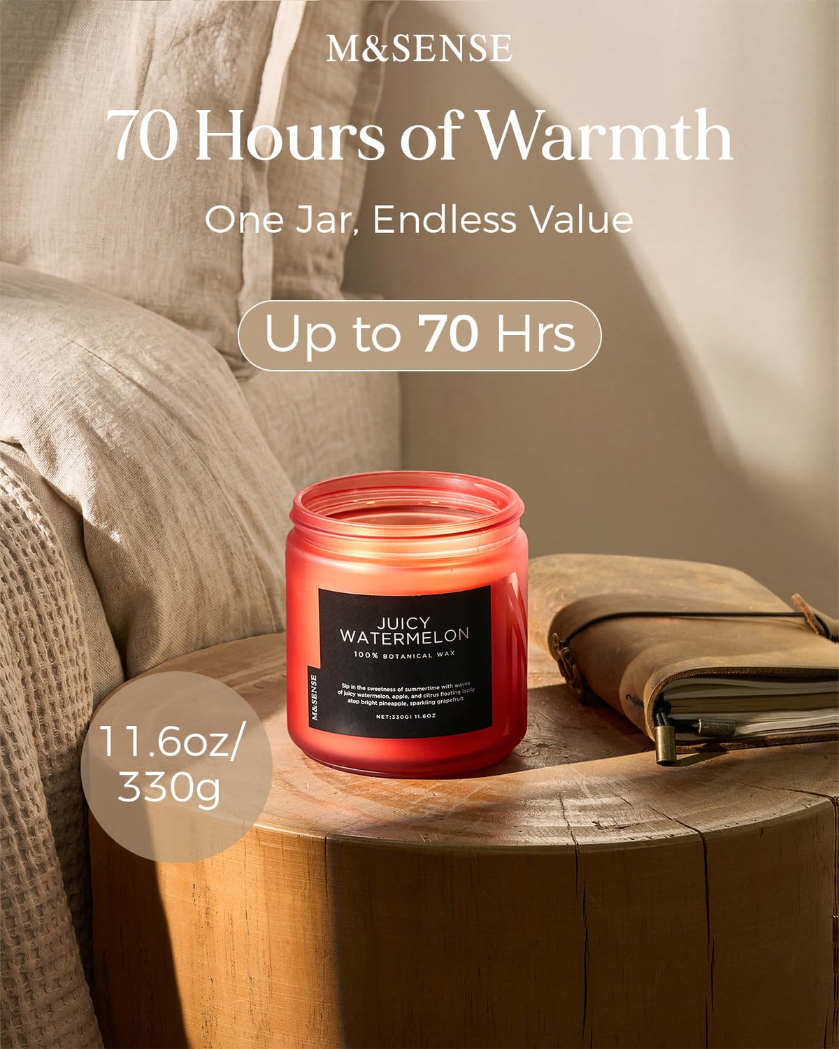 Juicy Watermelon Home Scented Candles (11.6 Ounce)
