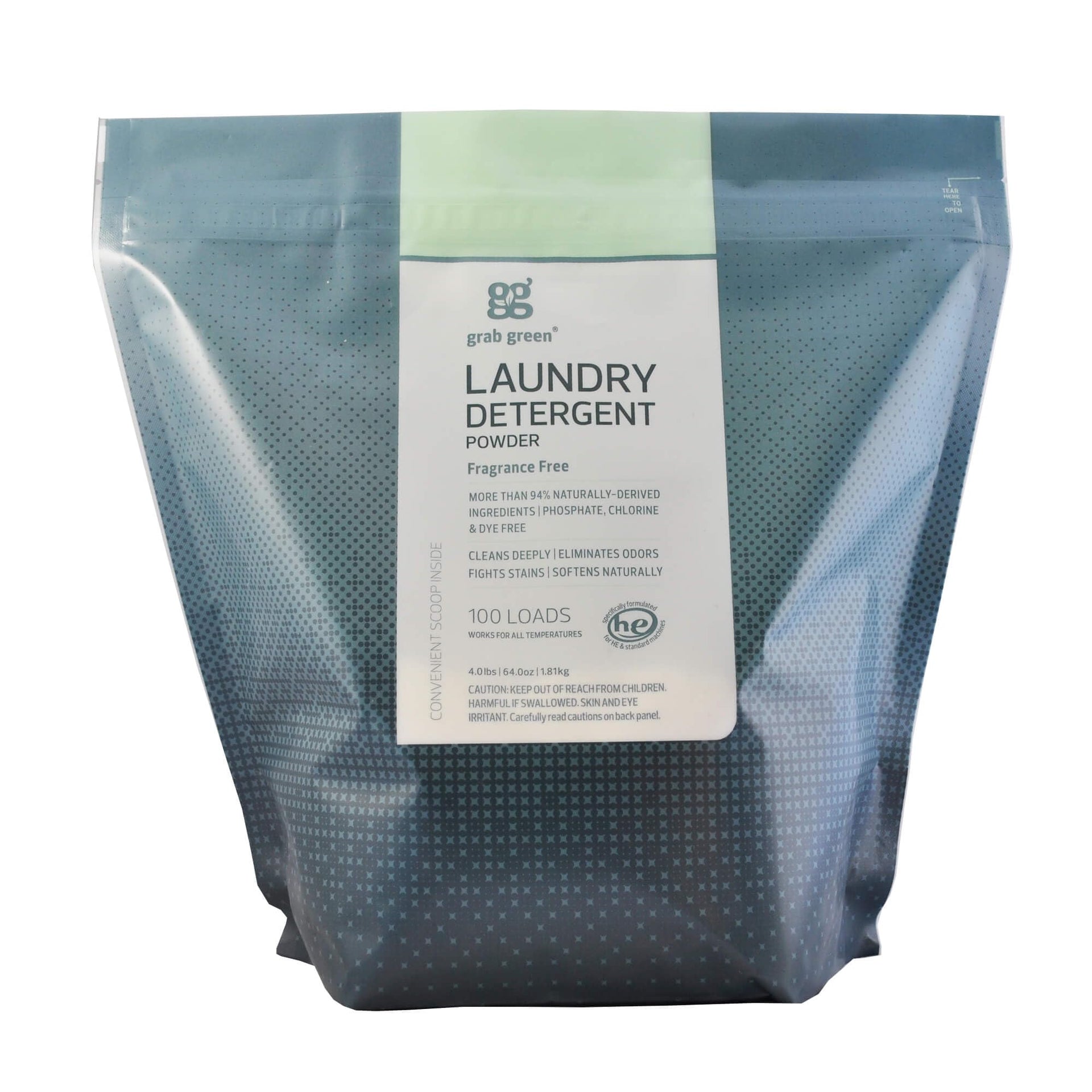 3-in-1 Laundry Detergent Powder, 4 lbs, 100 Loads, Unscented (4 Ounce)