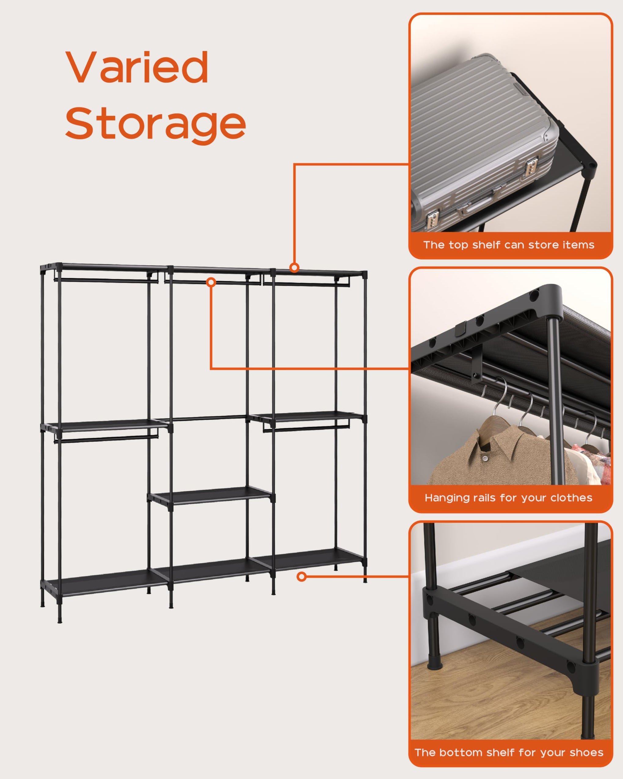 Clothes Rack Portable Closet