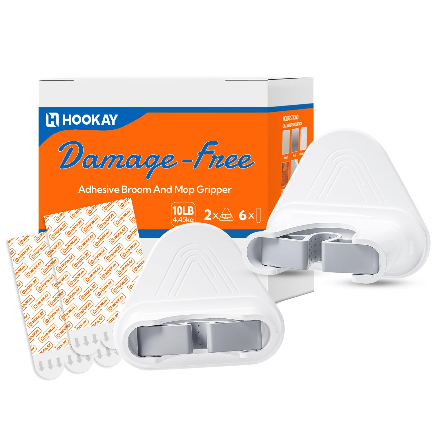 10lbs Broom and Mop Grippers (2 Count)