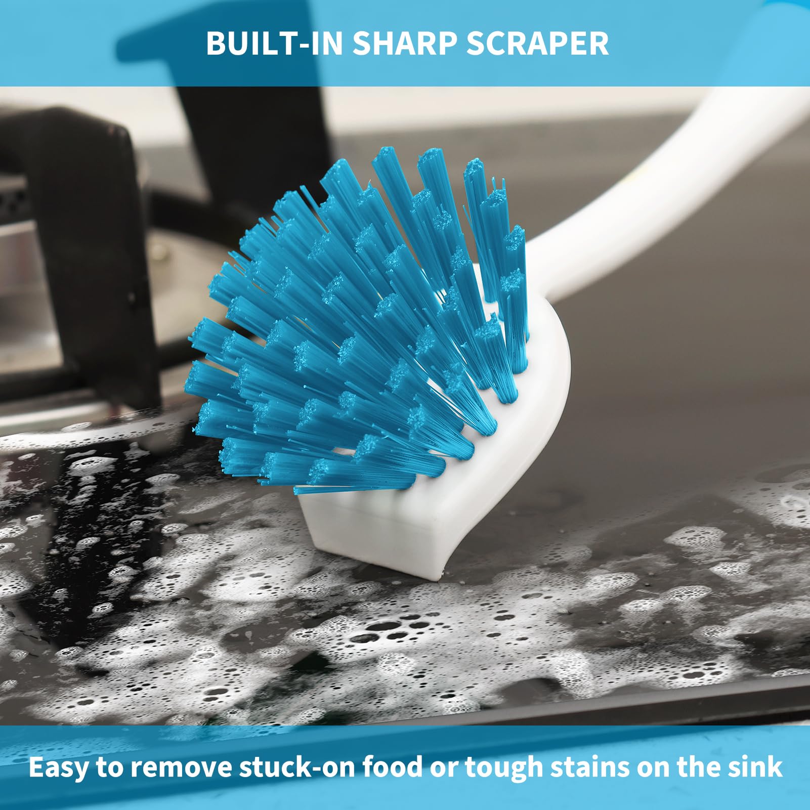 Dish Brush with Handle (2 Count)