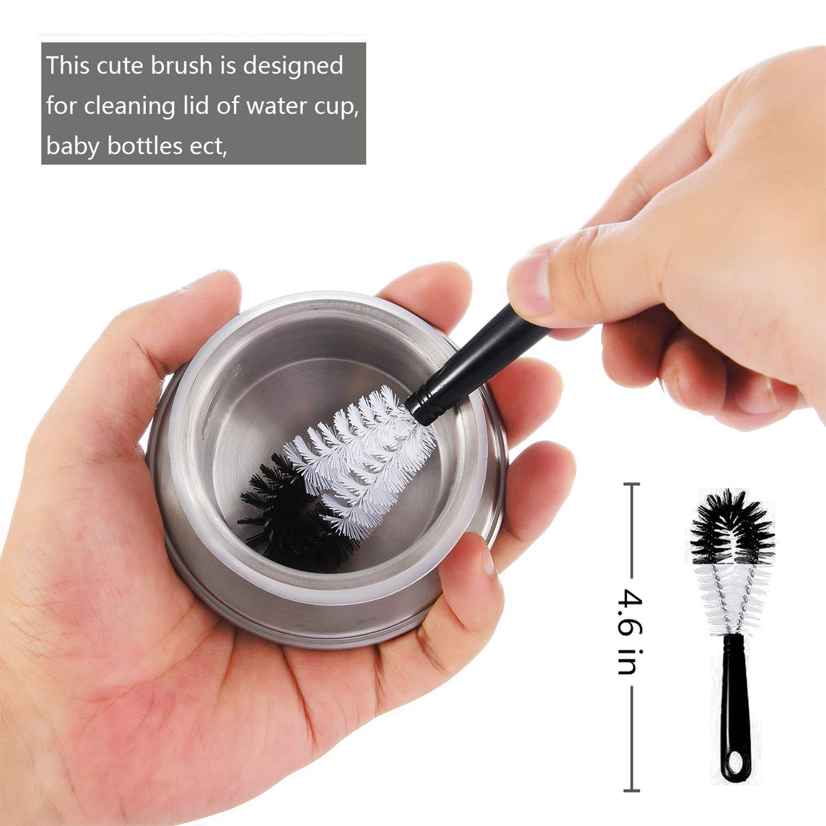 8 Pack Bottle Cleaning Brush Set