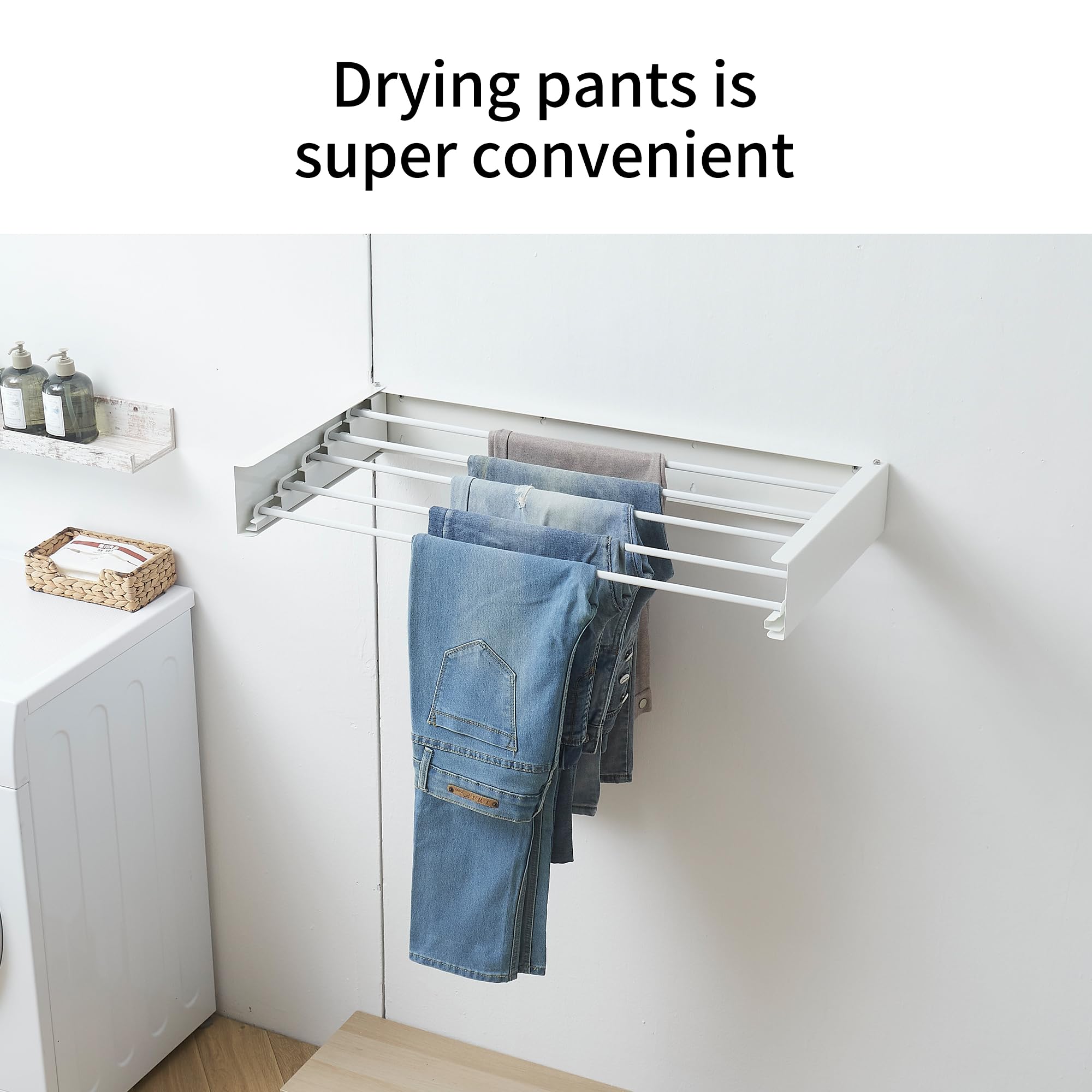 Wall Mounted Clothes Drying Rack