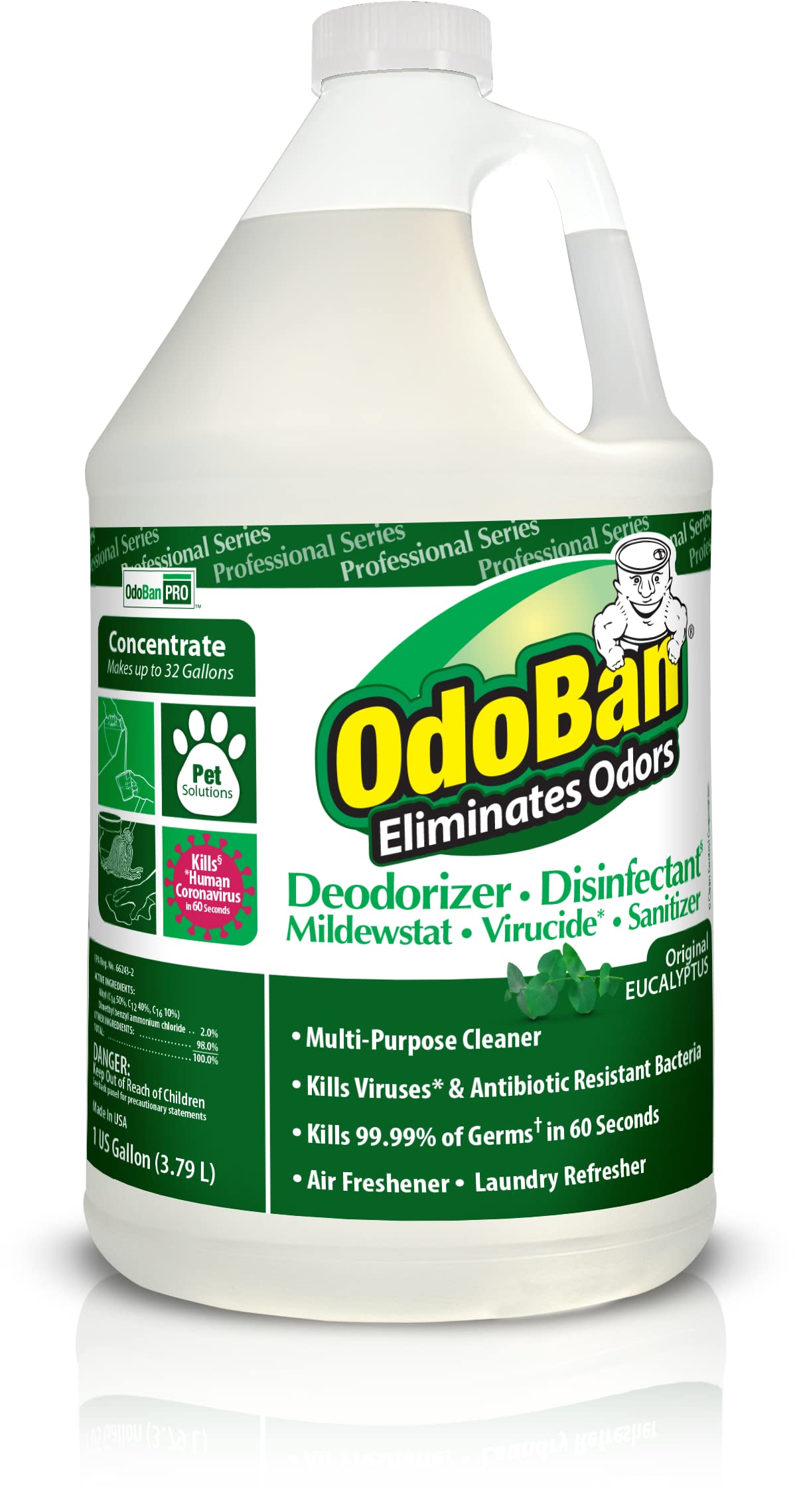 Professional Disinfectant and Odor Eliminator Concentrate (128 Fl Oz)