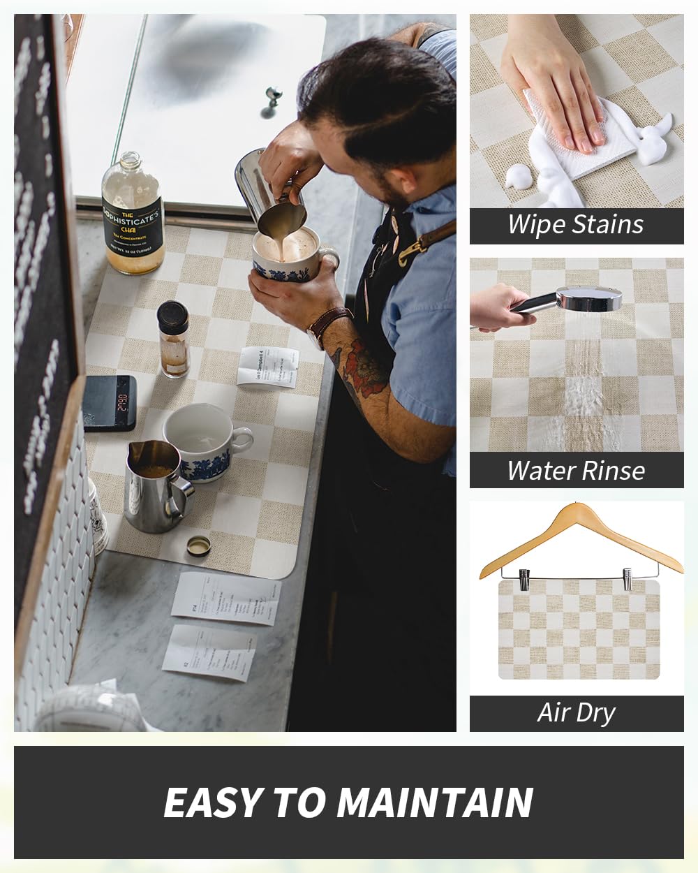 Dish Drying Mat for Kitchen Counter