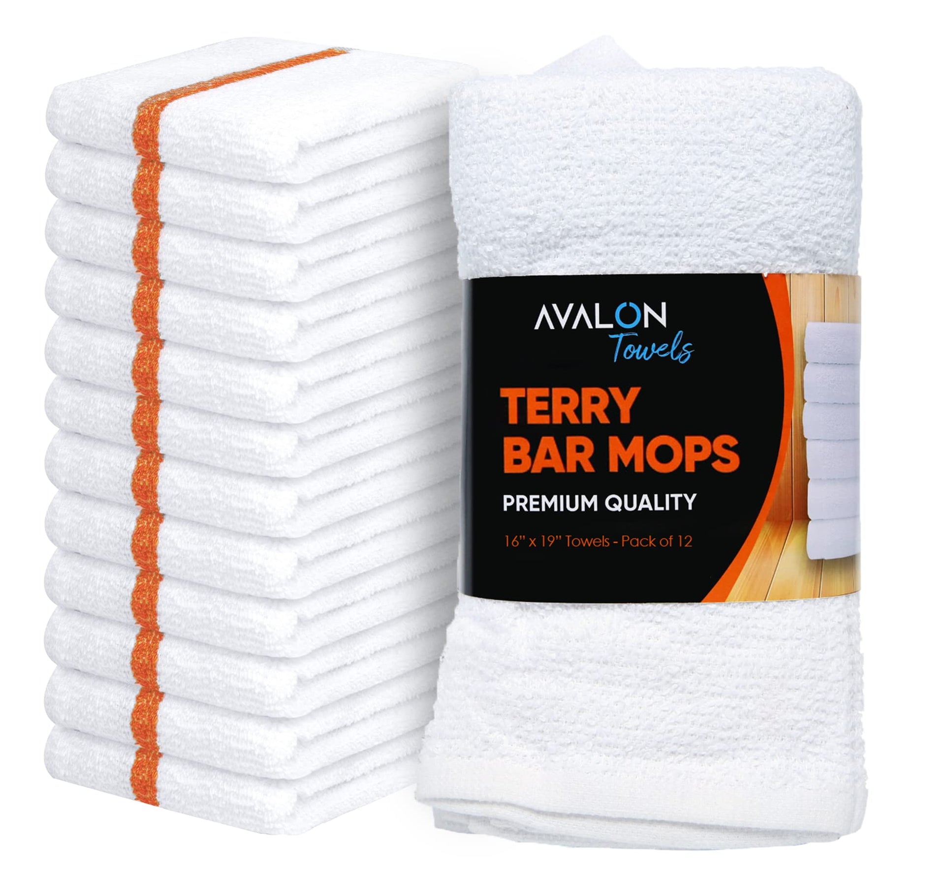Terry Bar Mop Towels (12 Count)