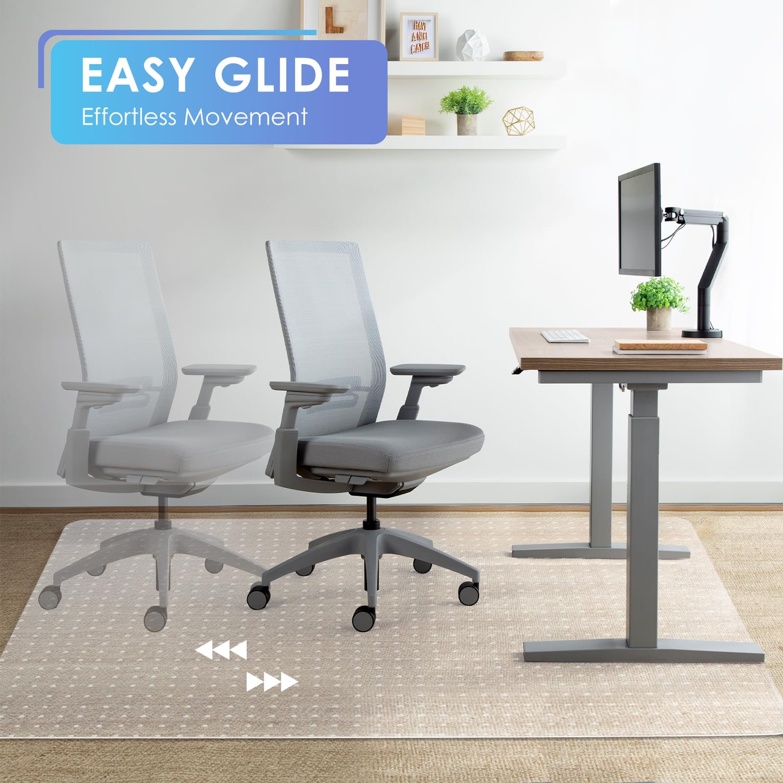 Office Chair Mat for Carpeted Floors