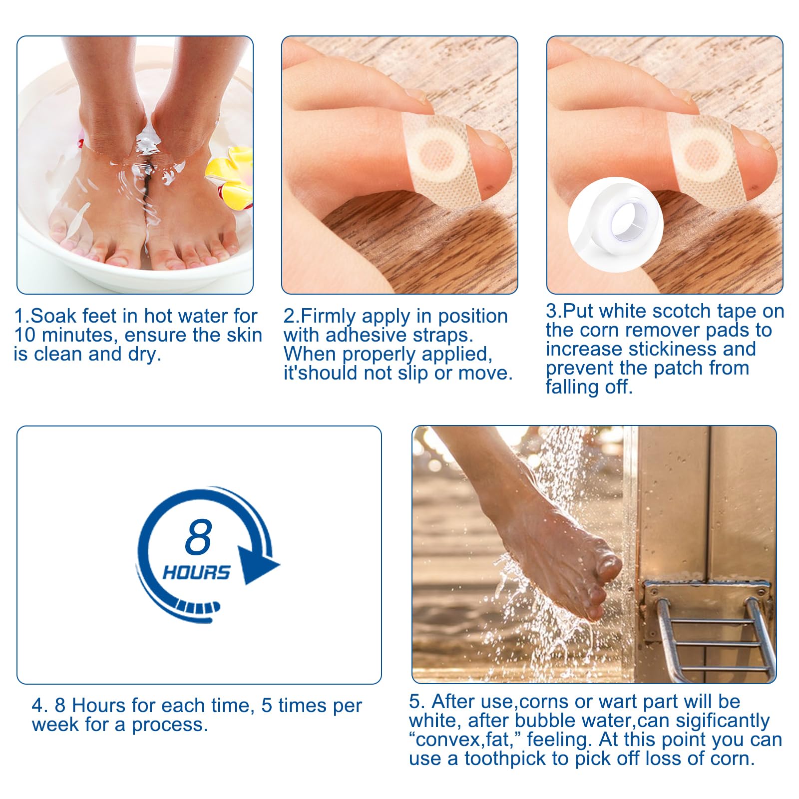 38 Count Corn Removal Pads for Feet and Toe
