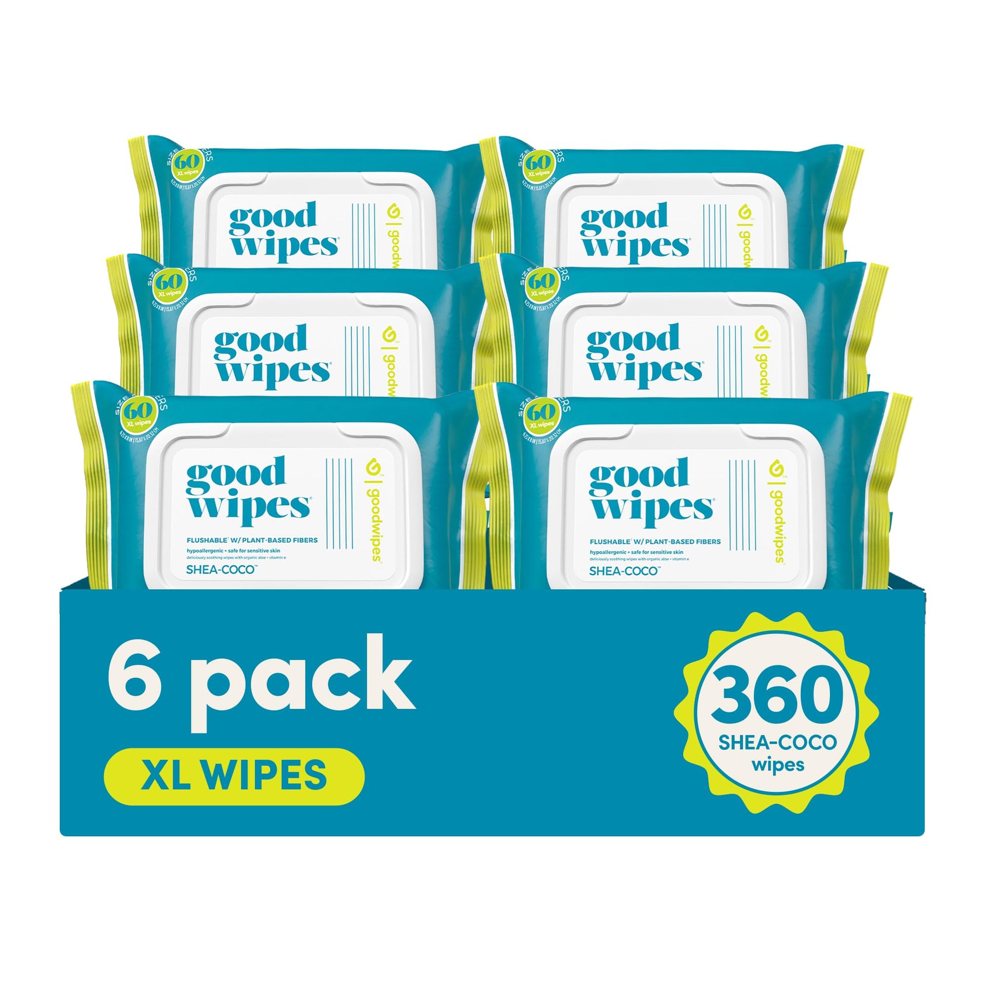 Flushable Wipes (360 Count)