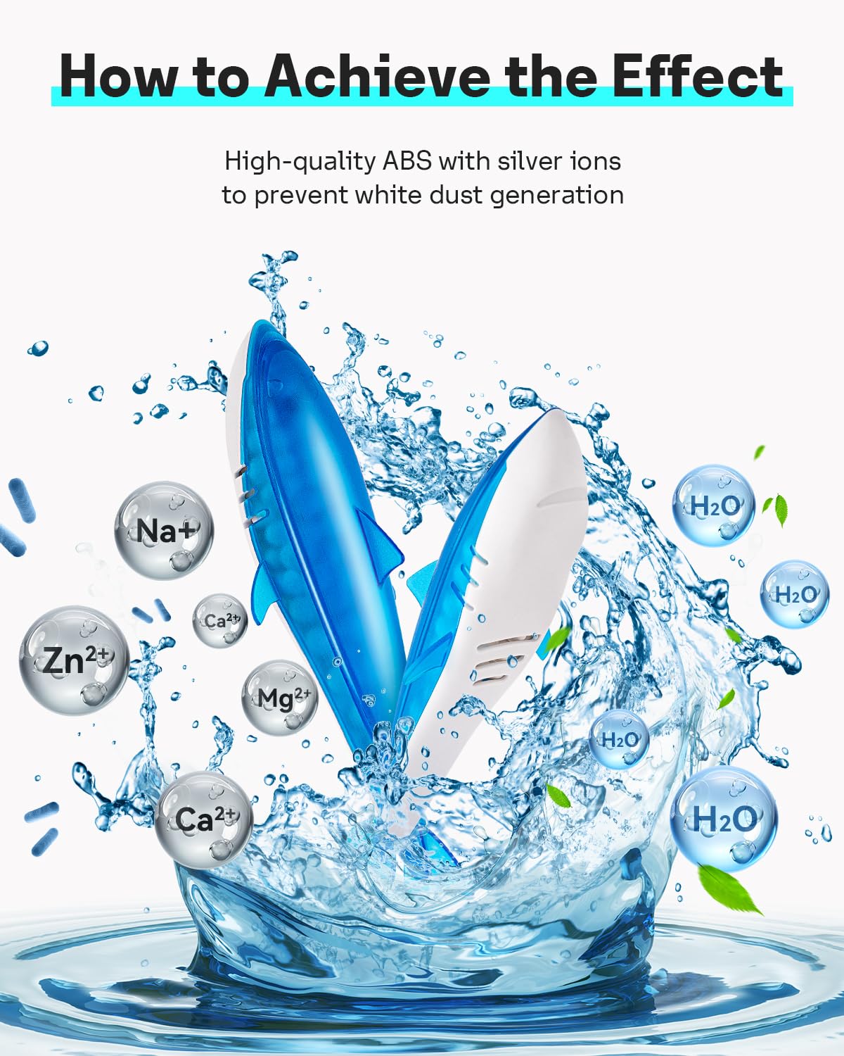Humidifier Cleaning Shark for Humidifiers & Fish Tanks (6 Count)