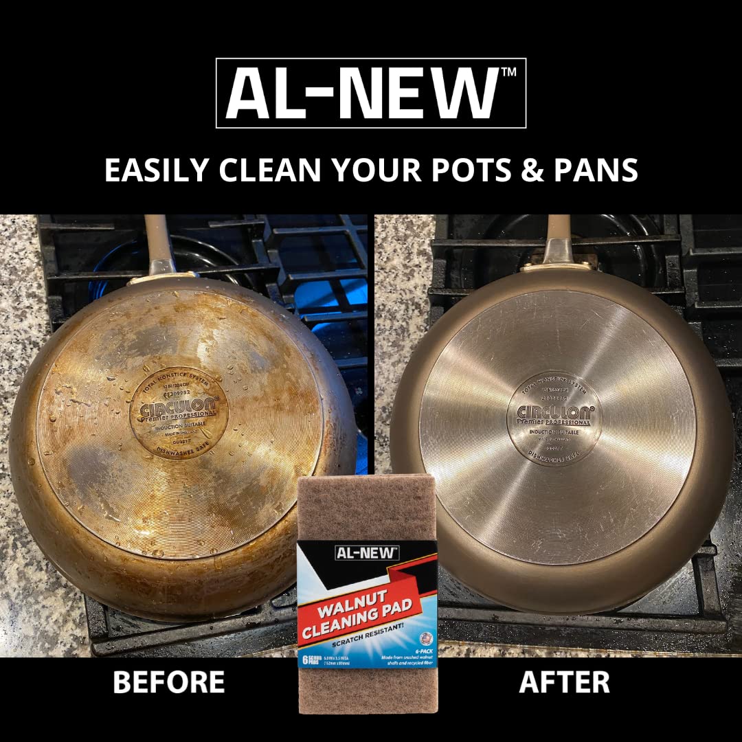 Walnut Cleaning Pads (6 Count)