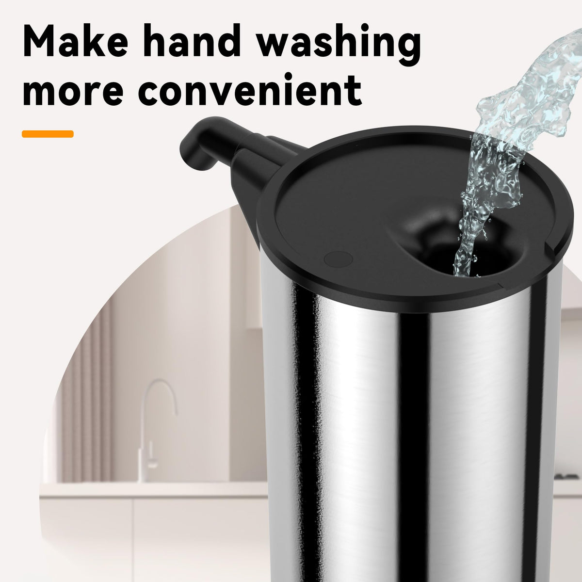Stainless Steel Touchless Automatic Soap Dispenser 12 oz