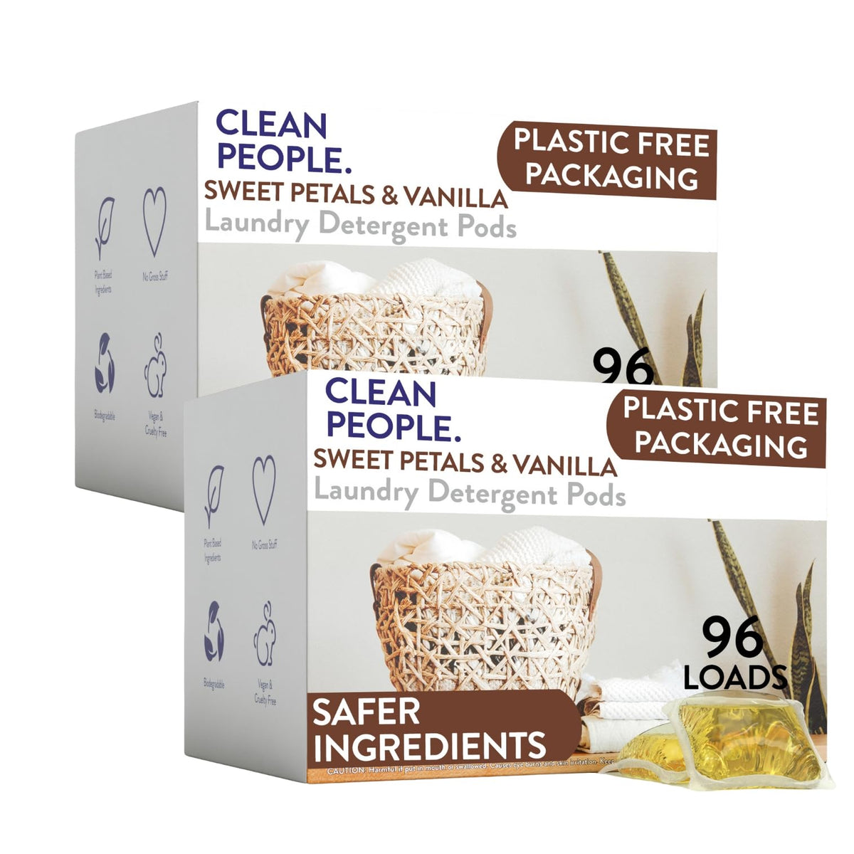 Clean People Laundry Detergent Pods (2 Count)
