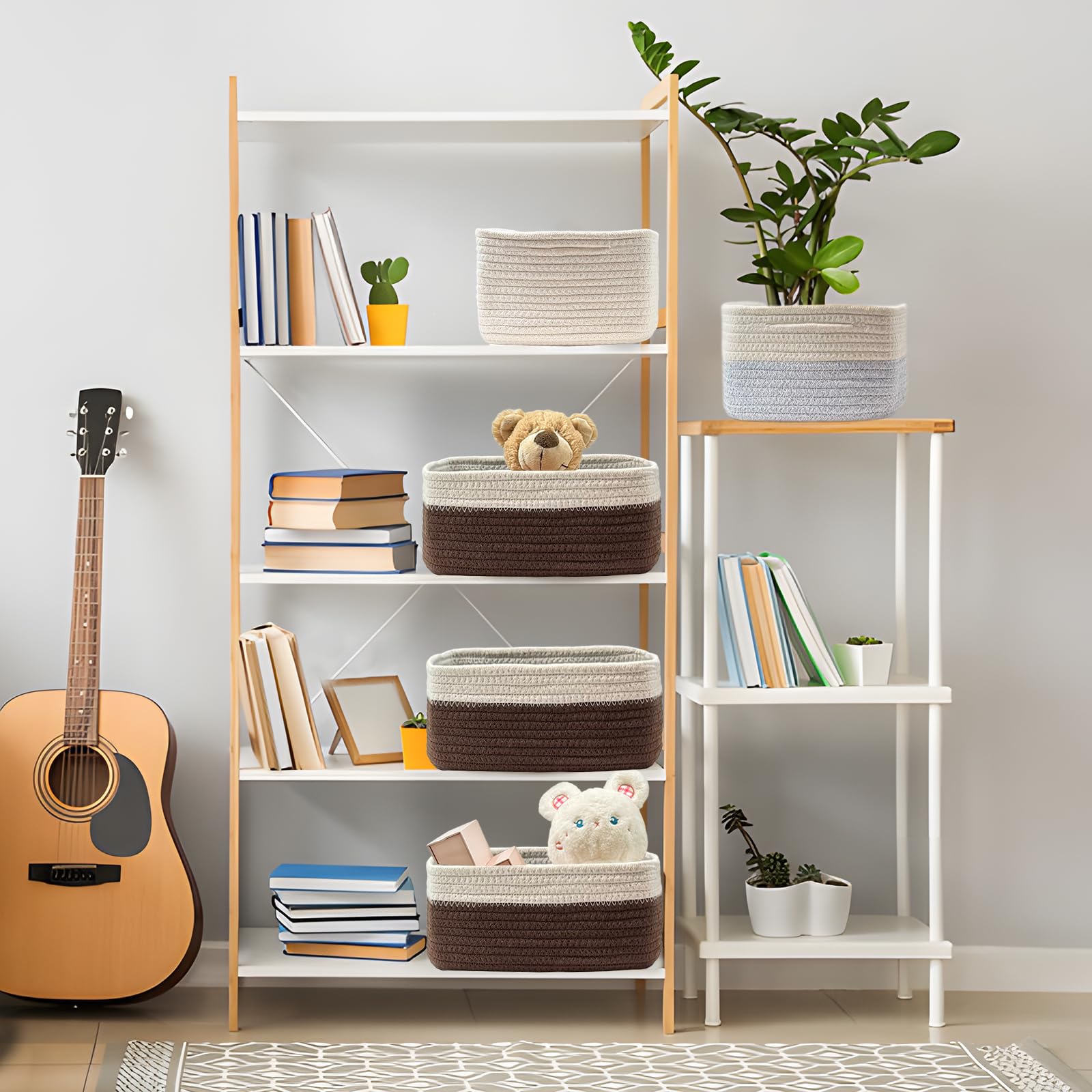 13" x 8.5" x 5.1" Storage Baskets for Organizing (3 Count)