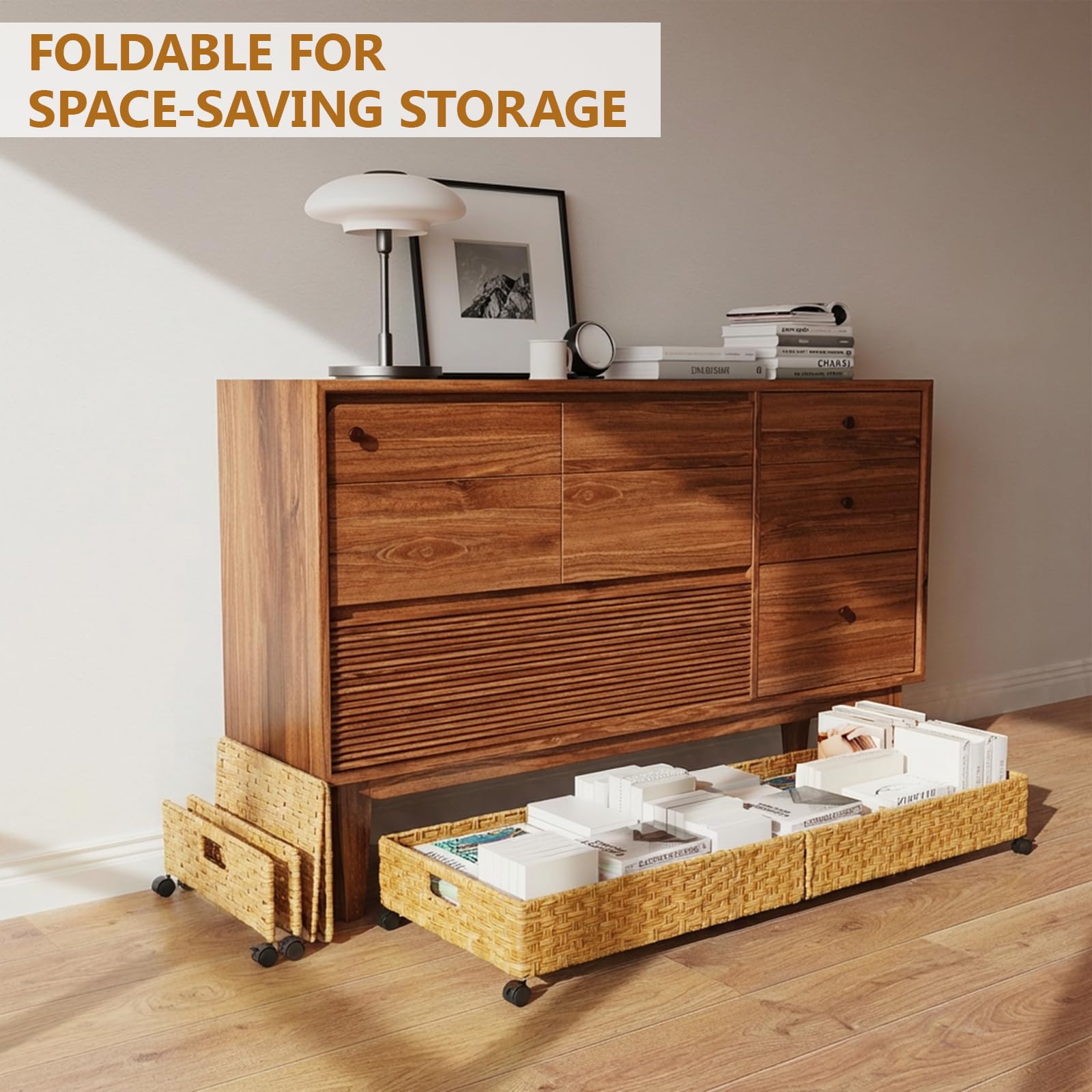 Under Bed Storage with Wheels