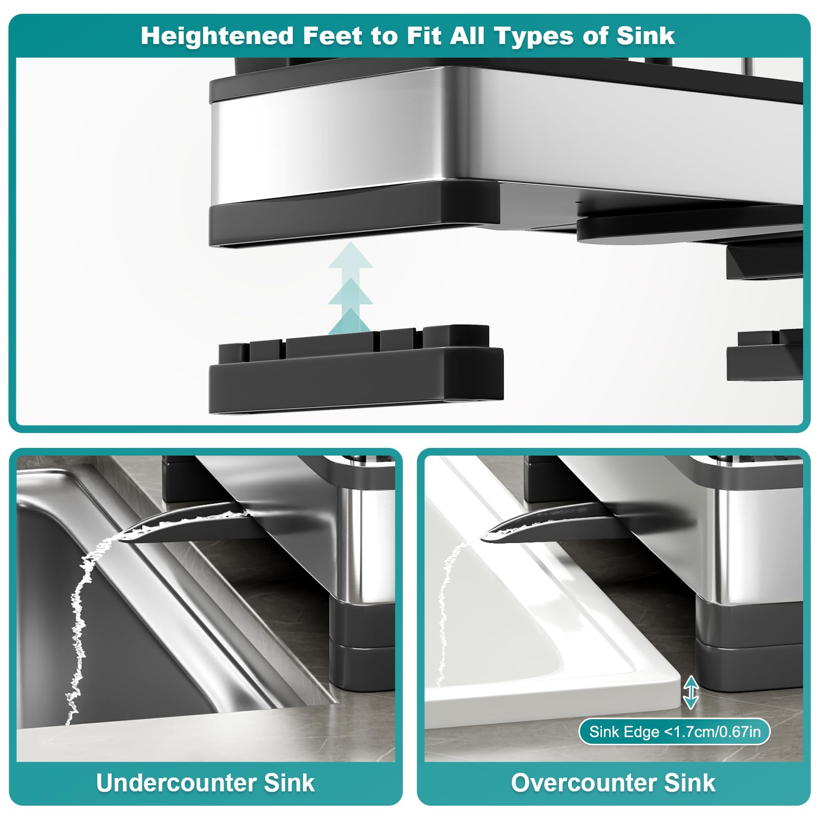 Stainless Steel Sink Caddy
