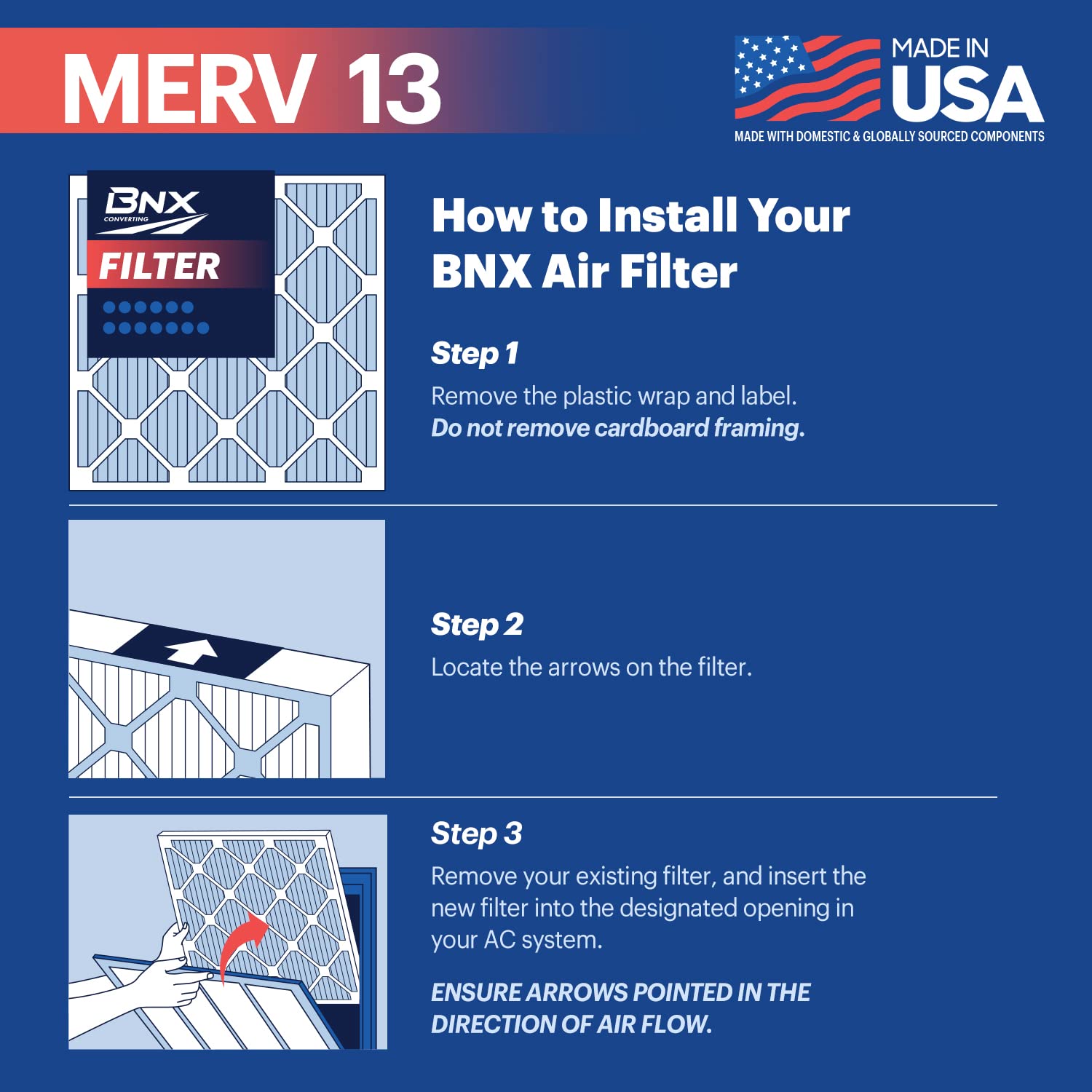 TruFilter 20x22x1 Air Filter MERV 13 (4 Count)