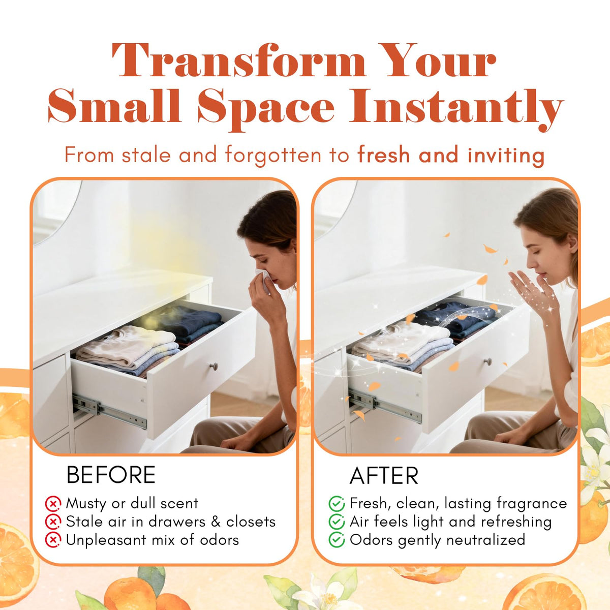 Scented Sachets for Drawers and Closets (14 Count)