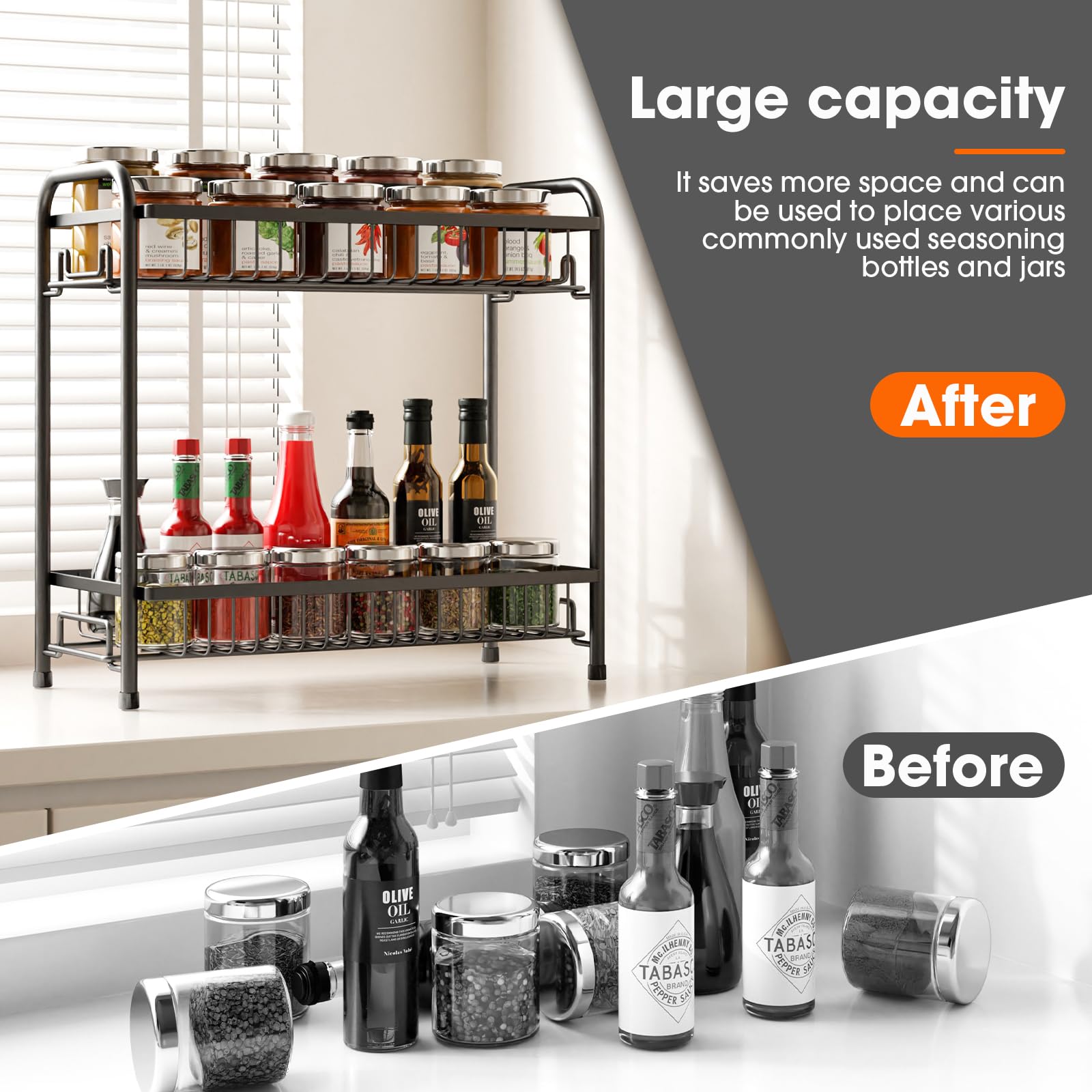 Spice Rack for Countertop