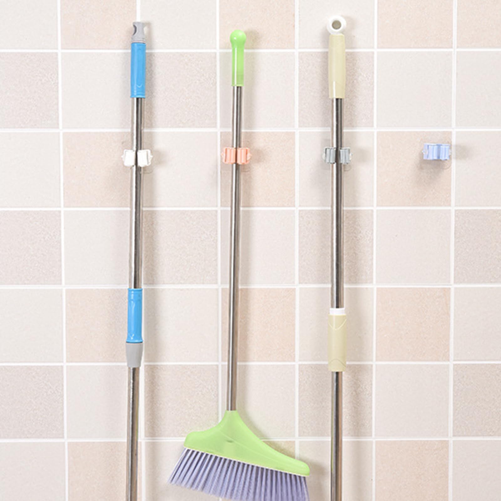 Mop and Broom Holder Wall Mount