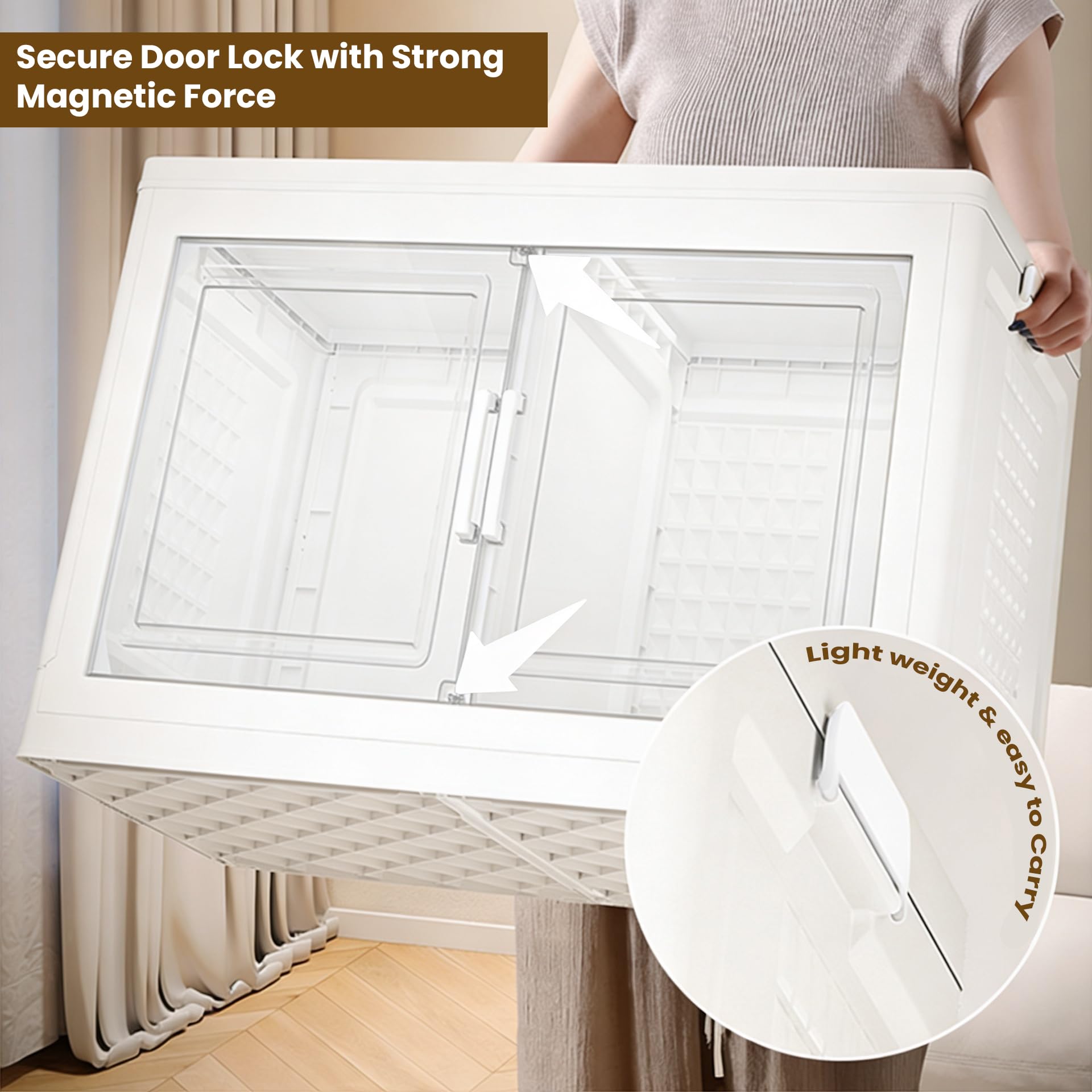 752QT 188GAL Large Collapsible Closet Organizer (4 Count)