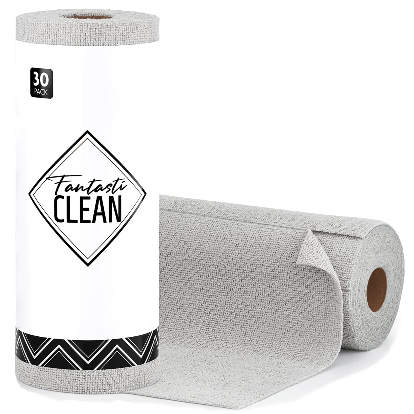 Microfiber Cleaning Cloth Roll (30 Count)