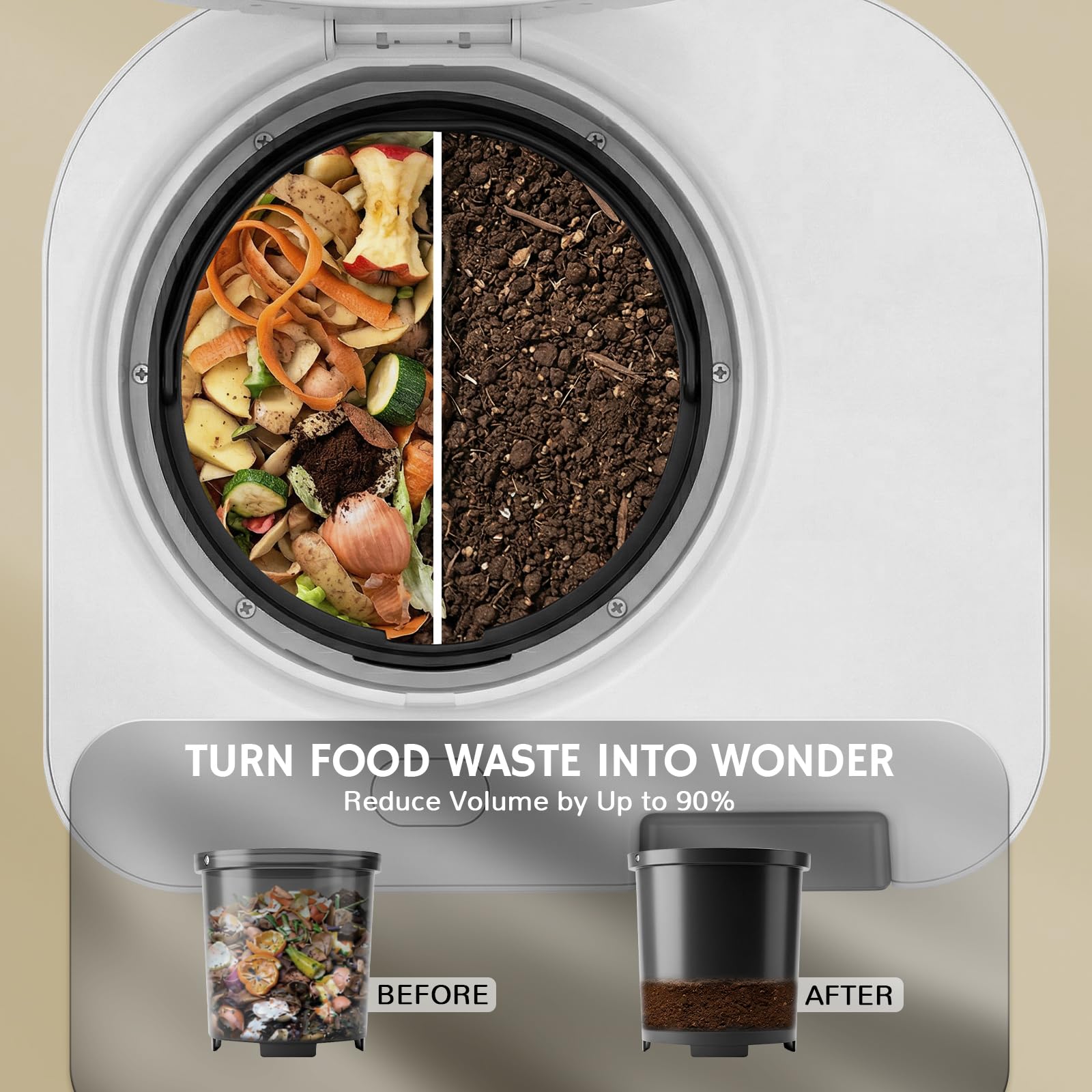 R800 Lite 5L Electric Kitchen Composter