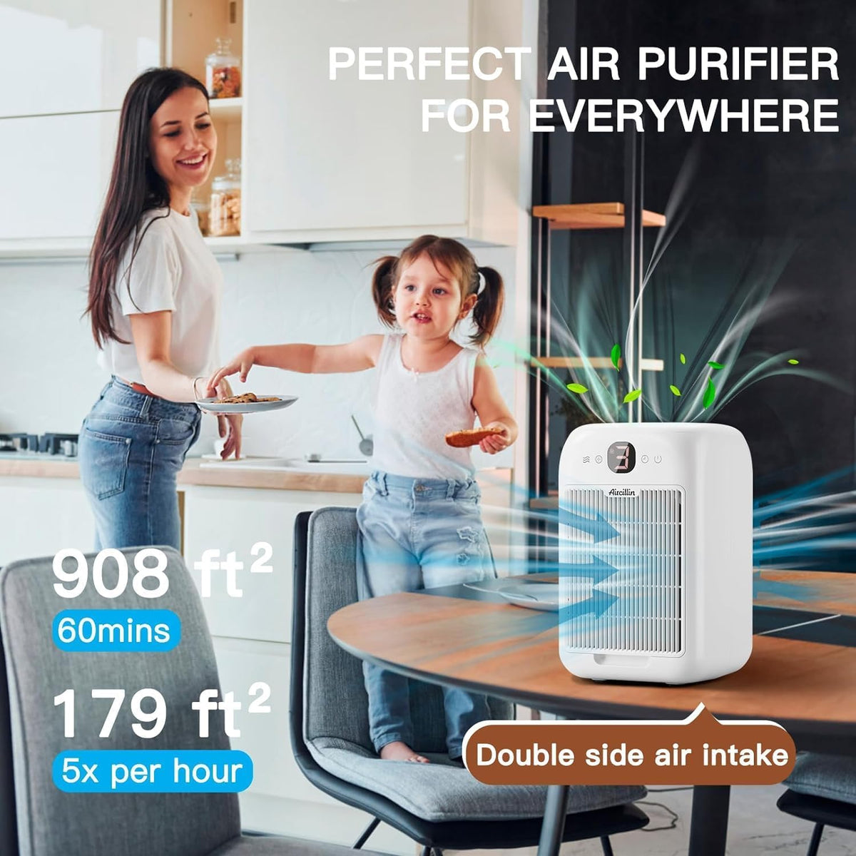 Air Purifiers for Home Bedroom Up to 908 Sq Ft