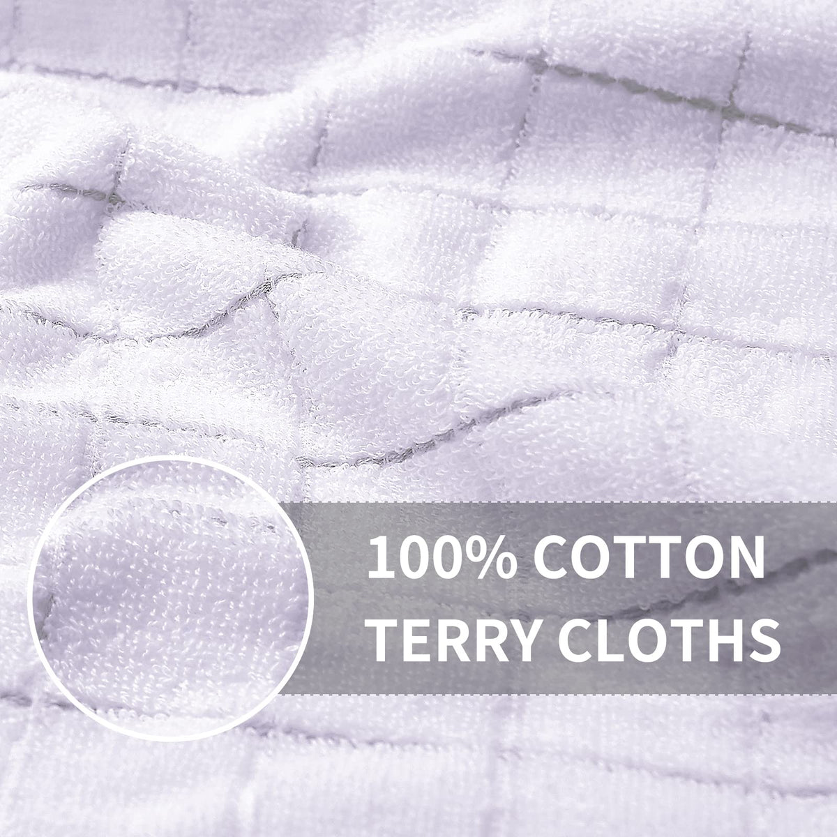 100% Cotton Terry Kitchen Towels (4 Count)