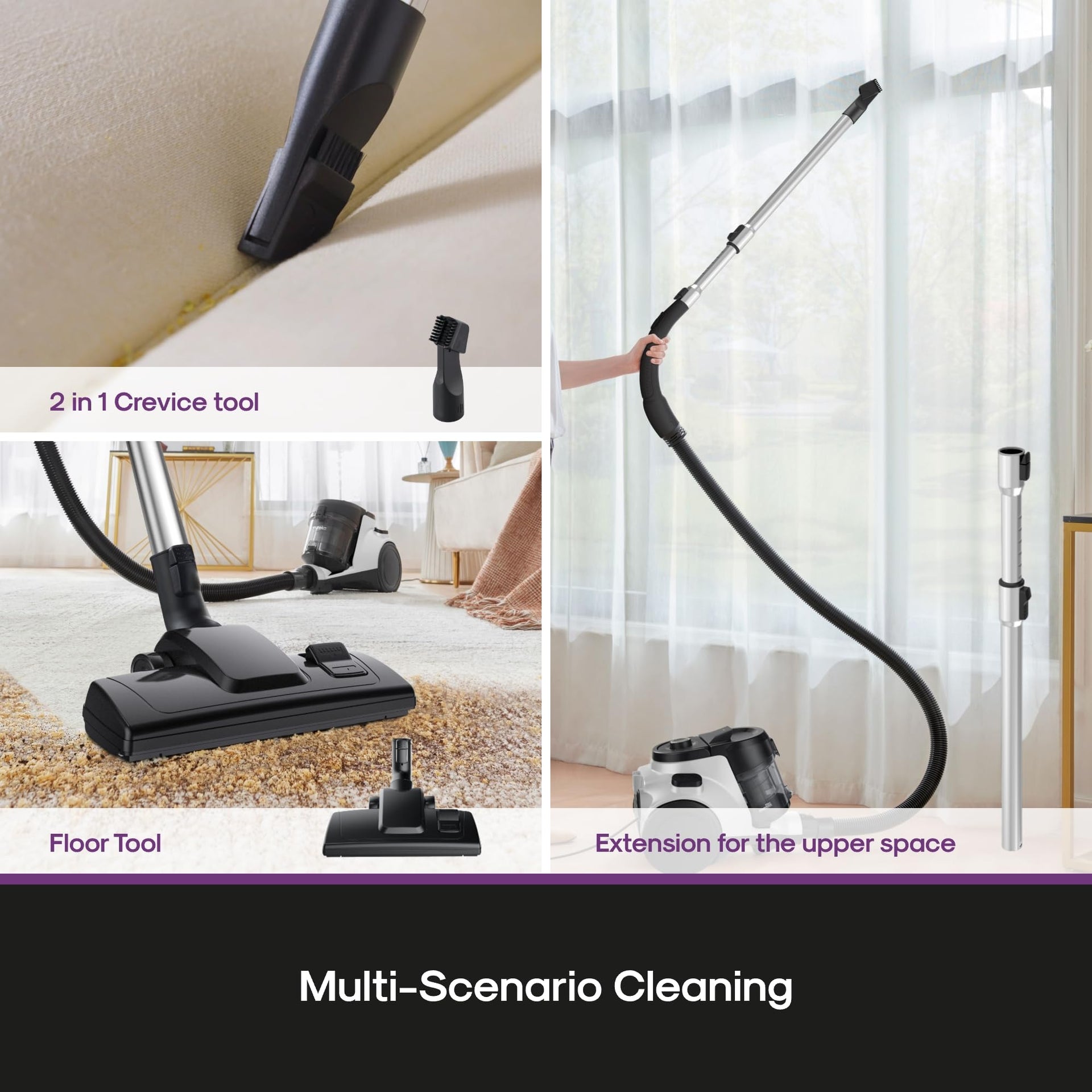 Bagless Canister Vacuum Cleaner (188.8 Ounce)