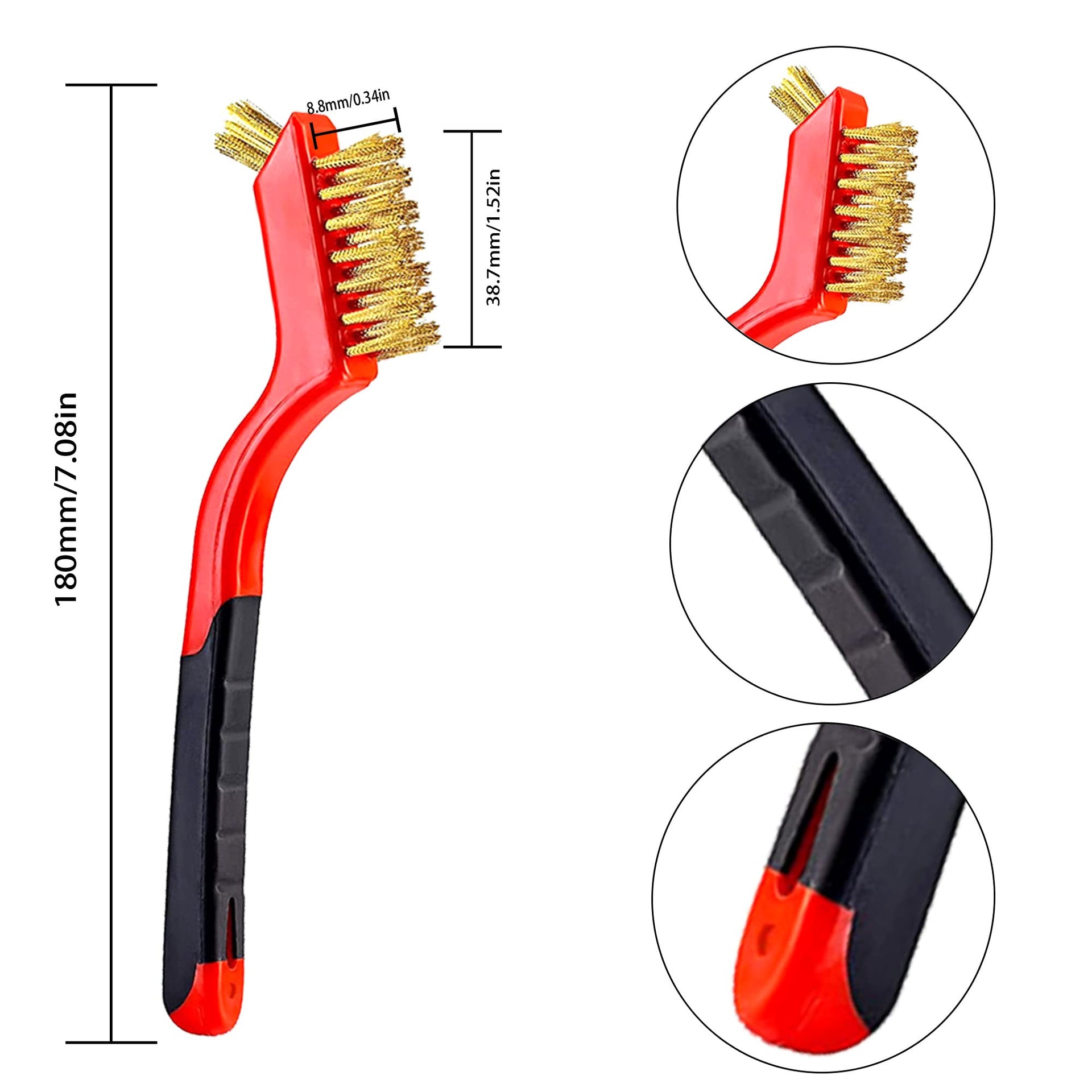 24PCS Wire Brushes for Cleaning