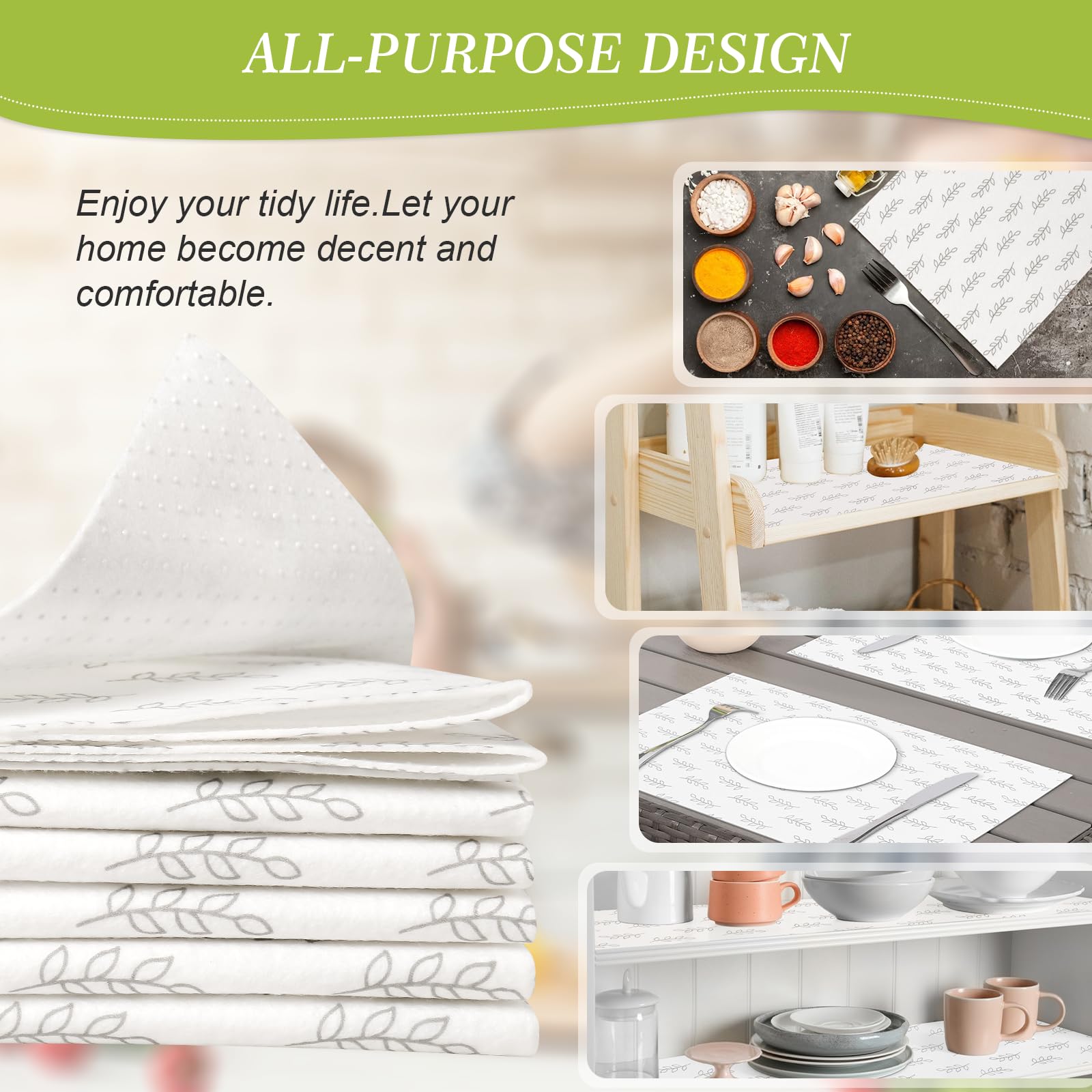 Refrigerator Drawer Liners (12 Sq Ft)