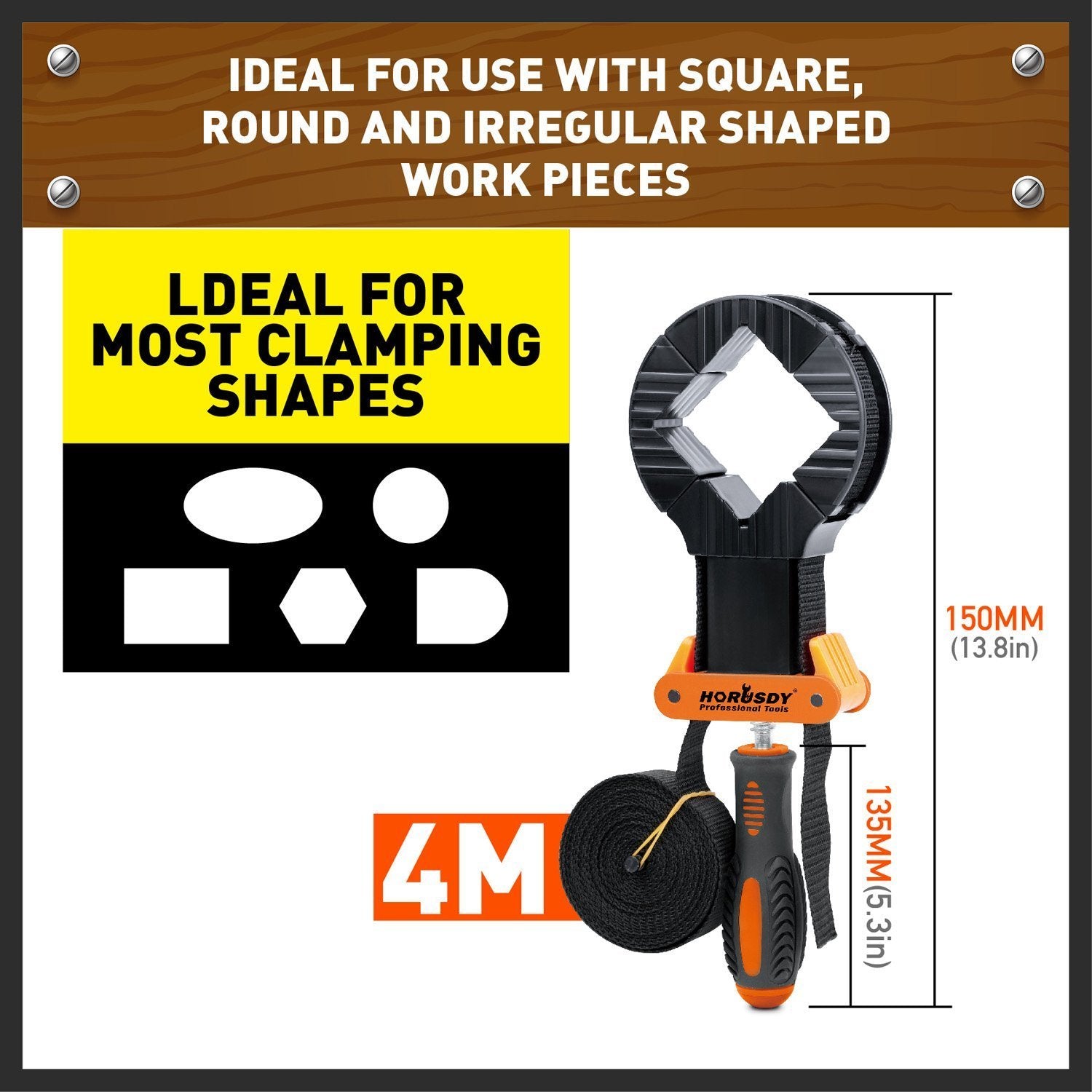 Band Clamp Woodworking Frame Clamp Strap Holder for Picture Strap Clamp Strap Clamp