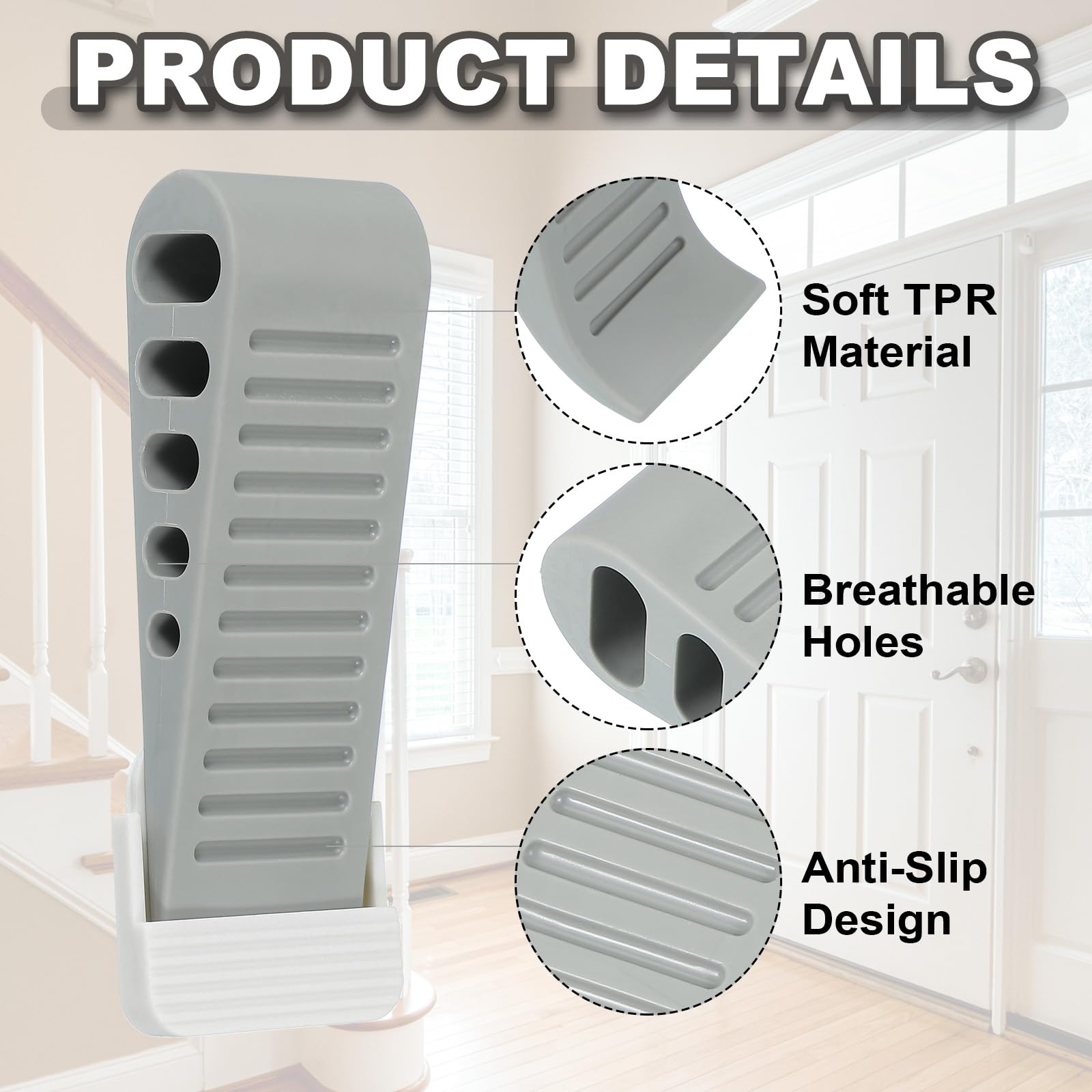 Rubber Door Stoppers for Bottom of Door
