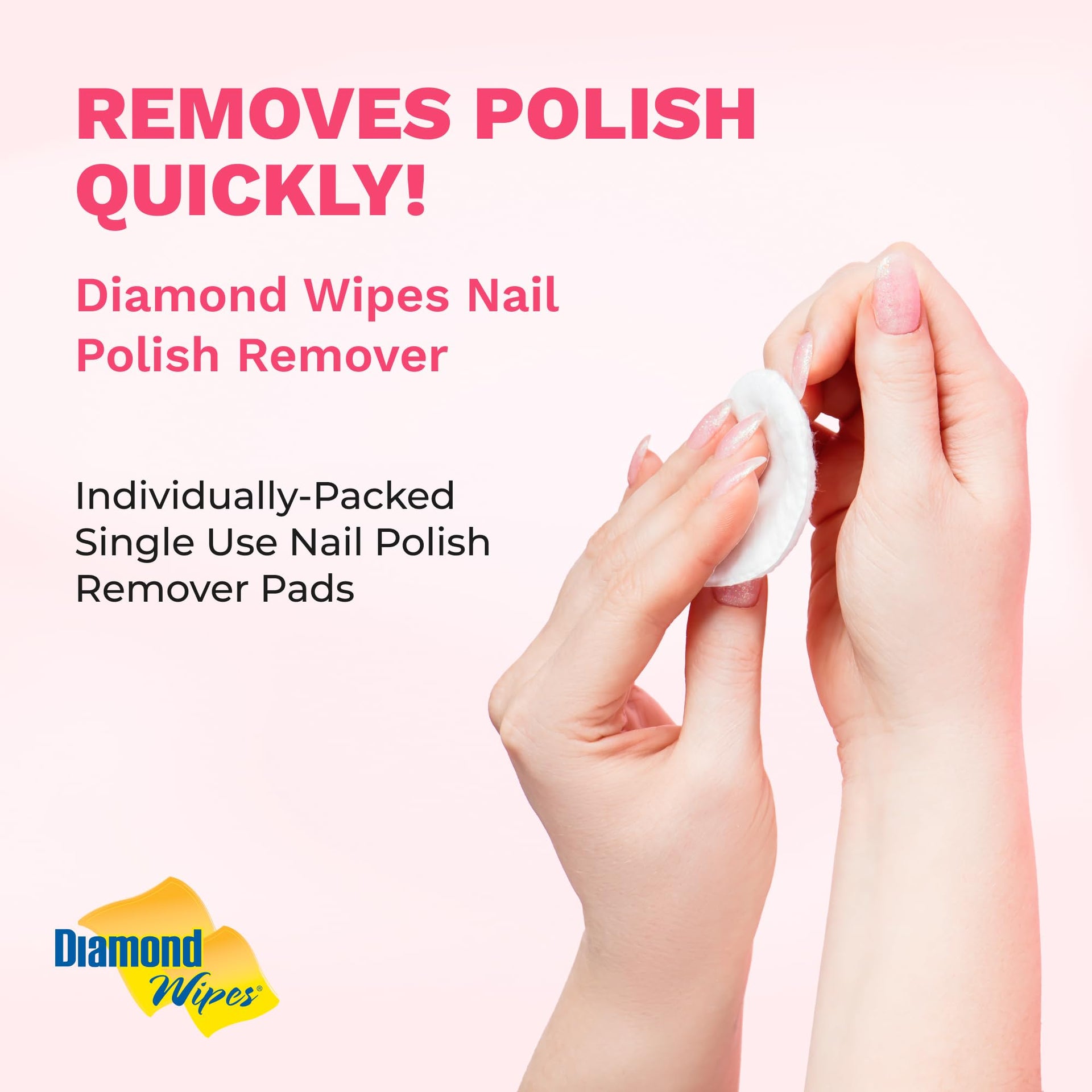 Nail Polish Remover Wipes (50 Count)